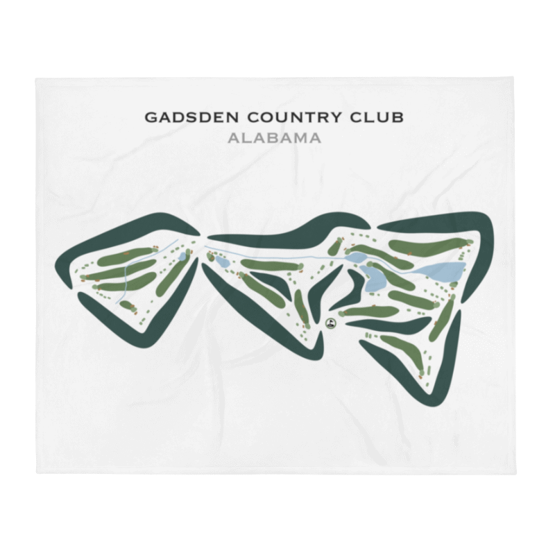 Gadsden Country Club, Alabama - Printed Golf Courses