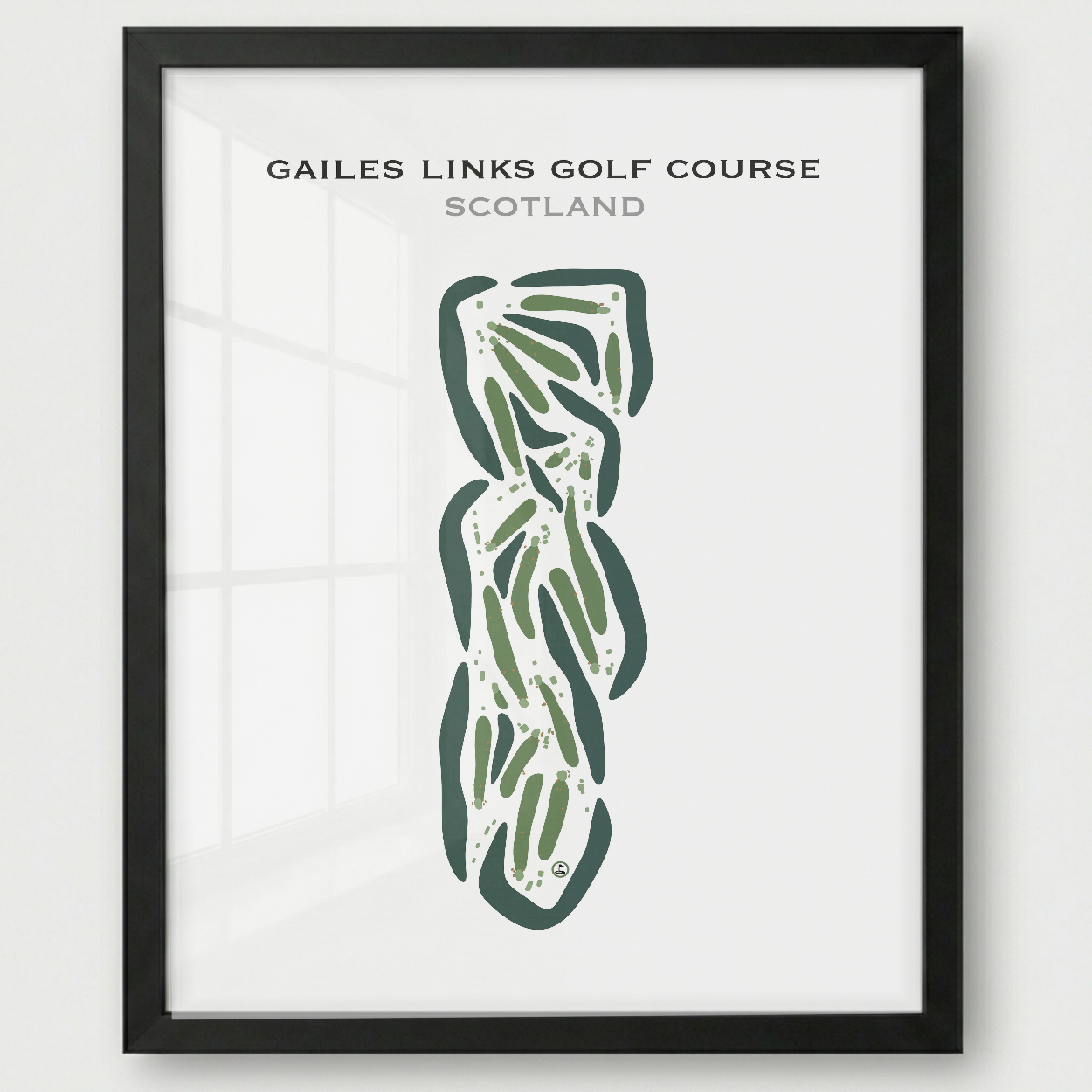 Gailes Links Golf Course, United Kingdom - Printed Golf Courses