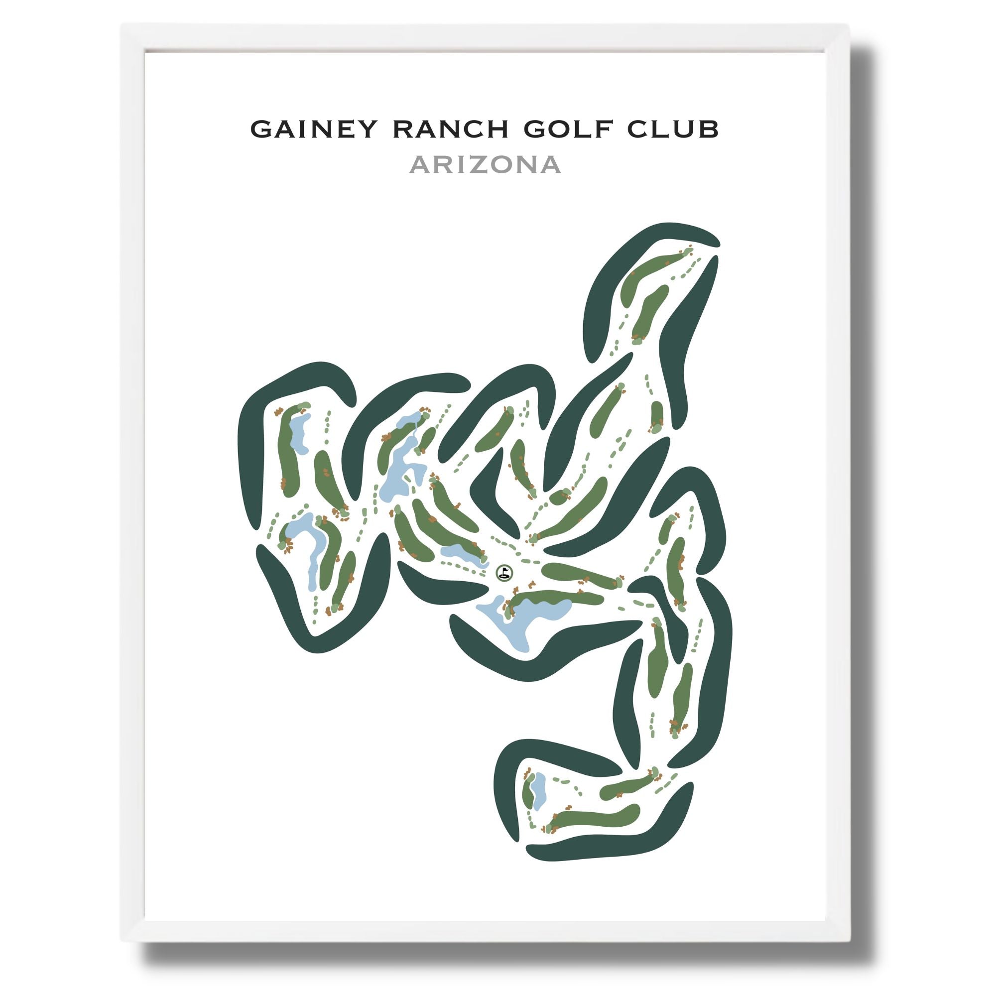 Gainey Ranch Golf Club, Arizona - Printed Golf Courses