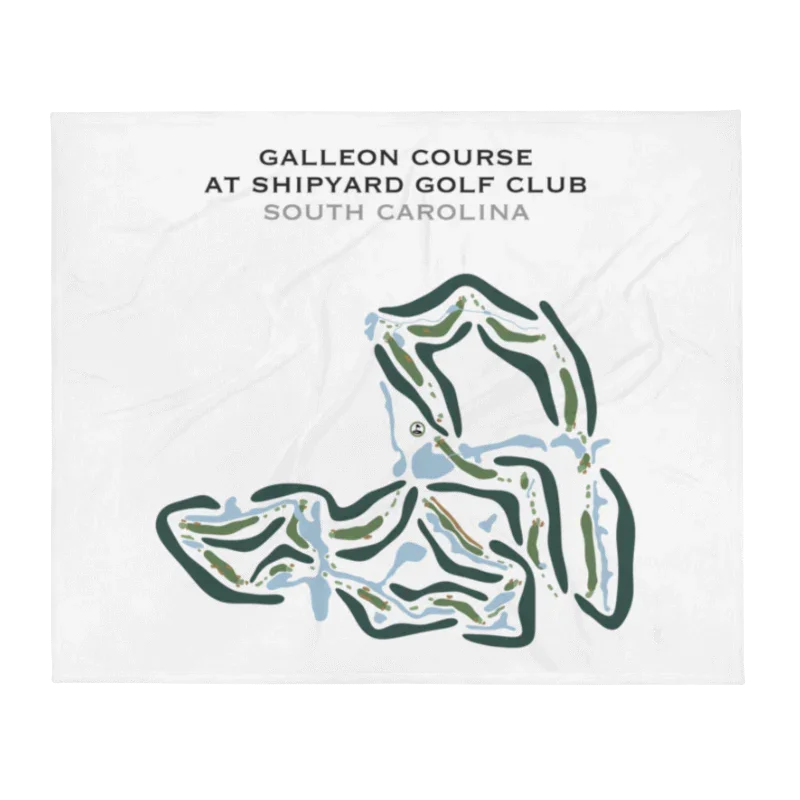 Galleon Course at Shipyard Golf Club, South Carolina - Printed Golf Courses