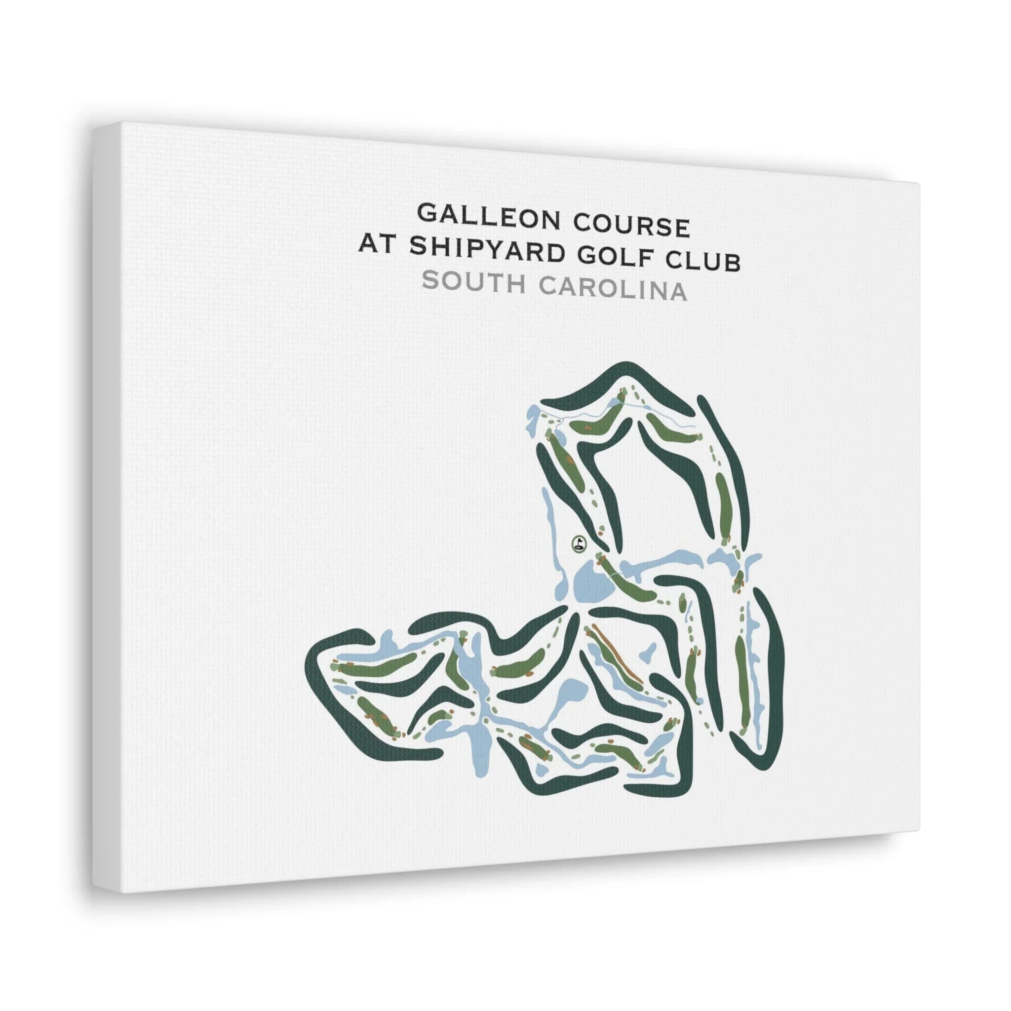Galleon Course at Shipyard Golf Club, South Carolina - Printed Golf Courses