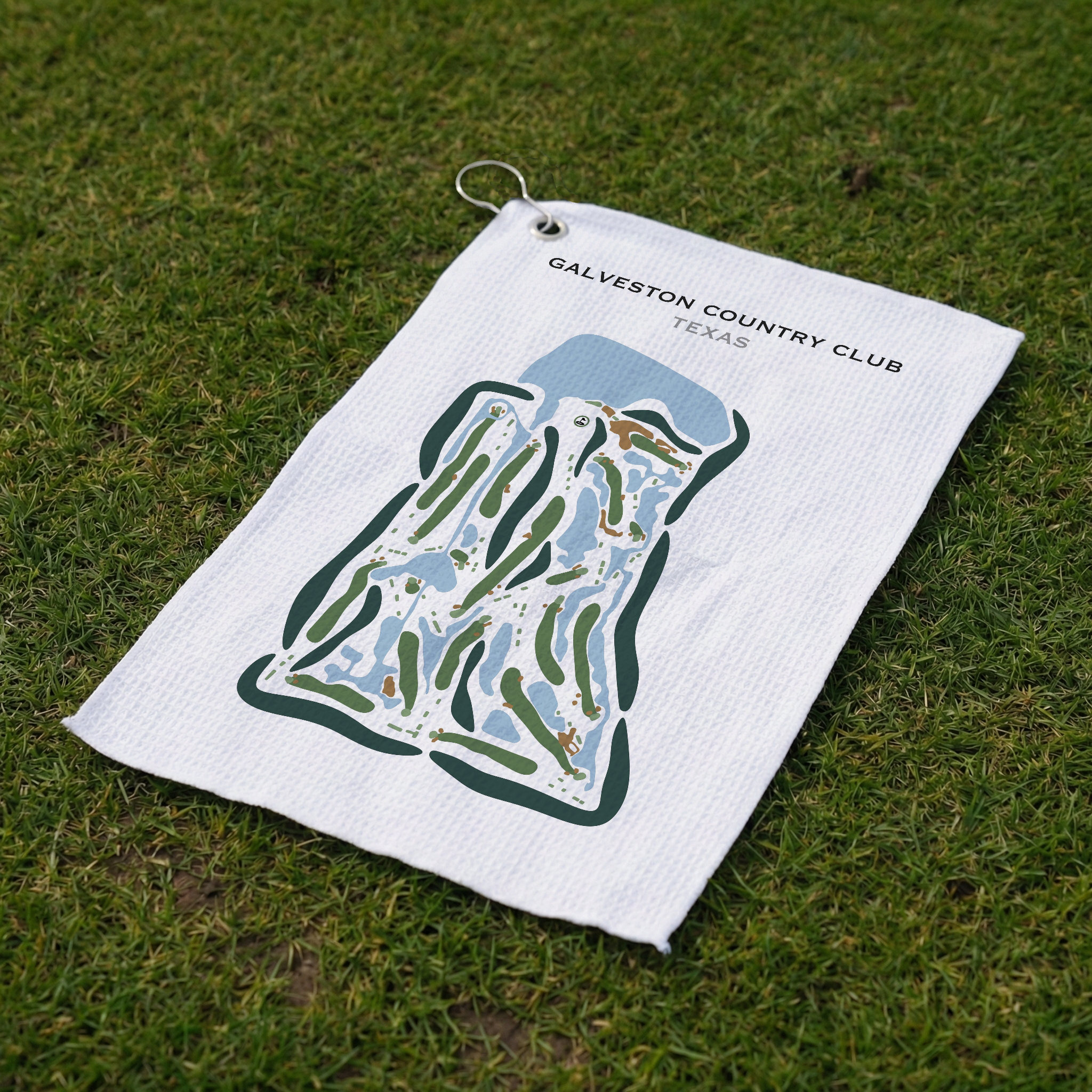 Galveston Country Club, Texas - Printed Golf Courses