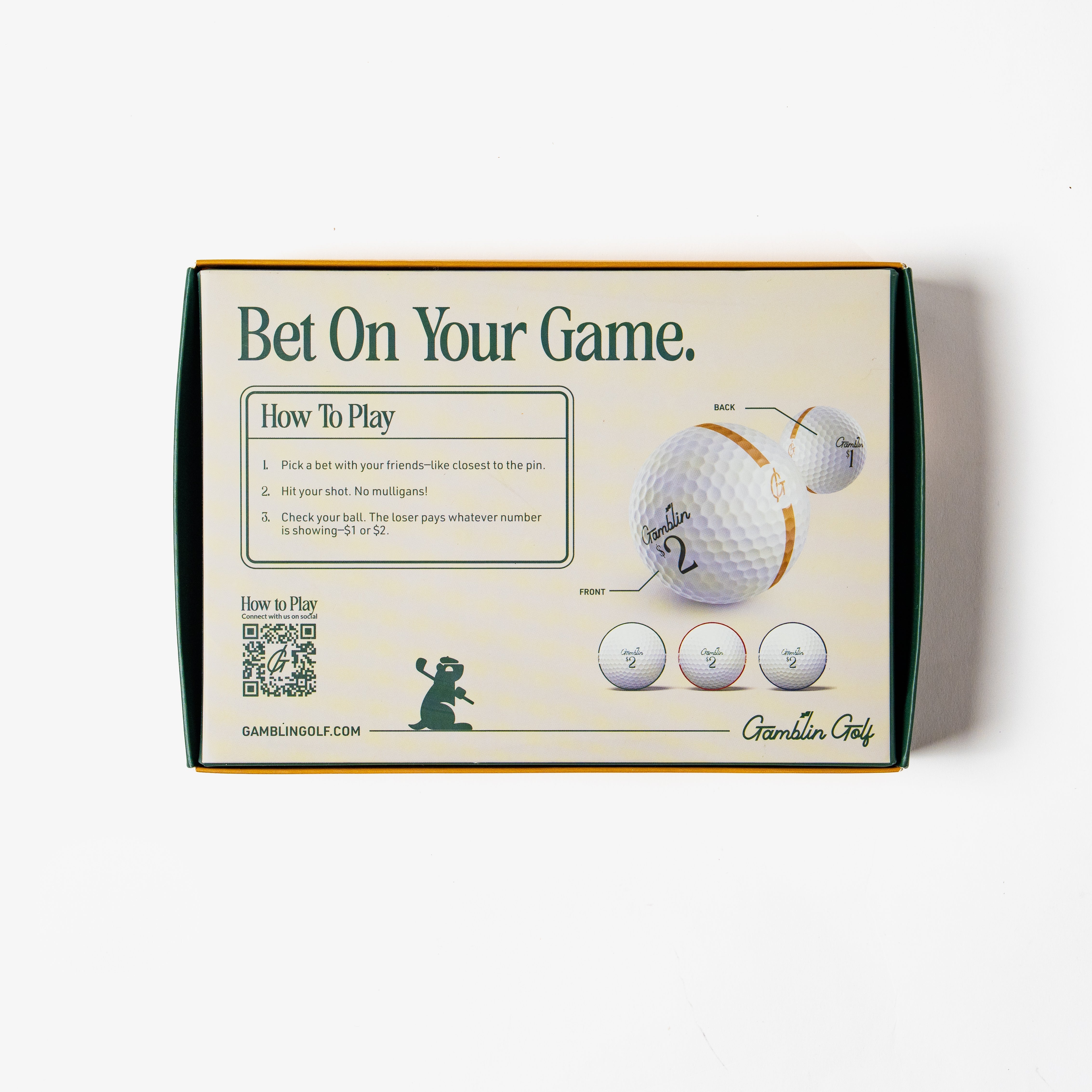 Gamblin' Golf Balls