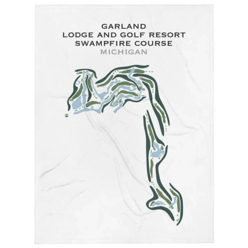 Garland Lodge and Golf Resort Swampfire Course, Michigan - Printed Golf Courses