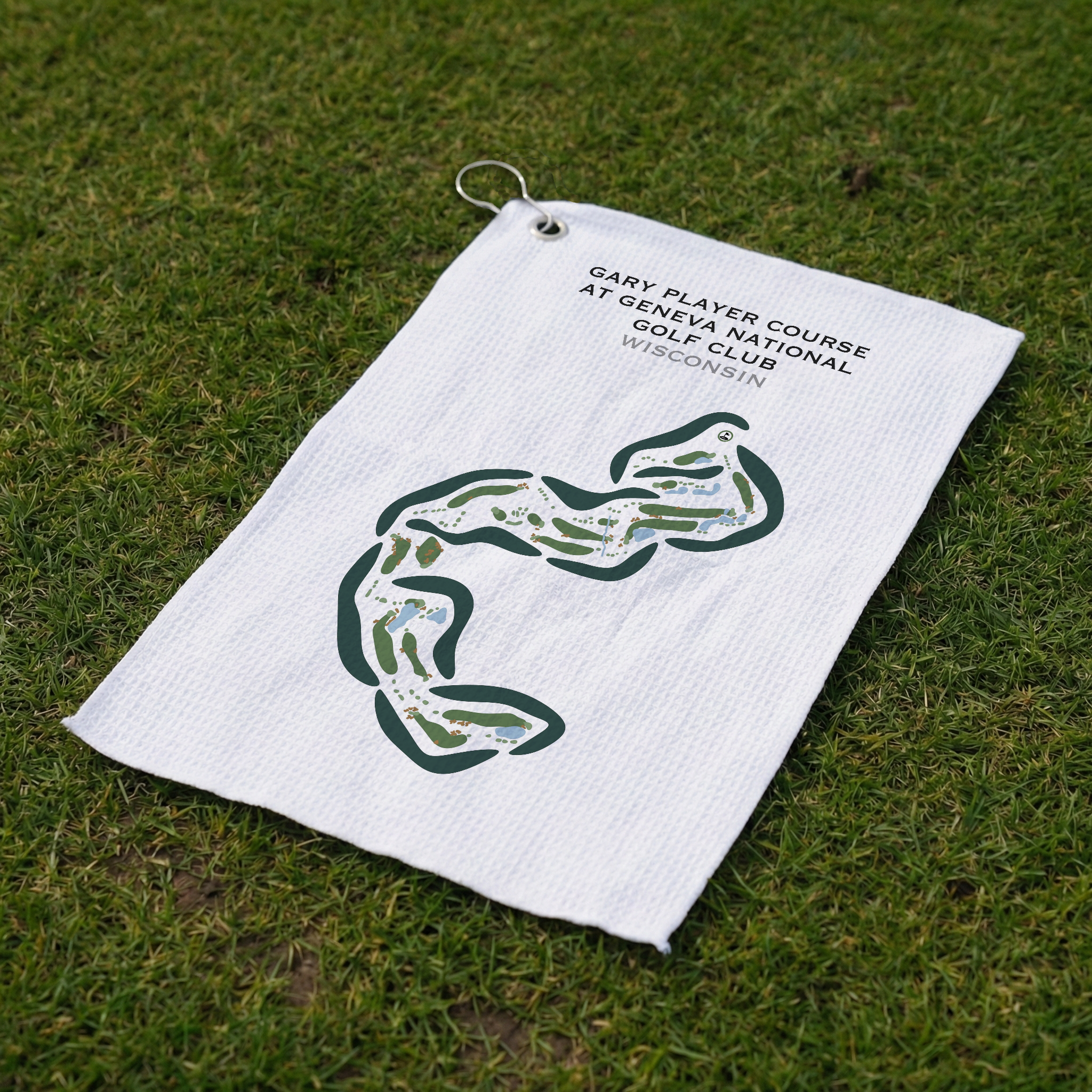 Gary Player Course at Geneva National Golf Club, Wisconsin - Printed Golf Courses