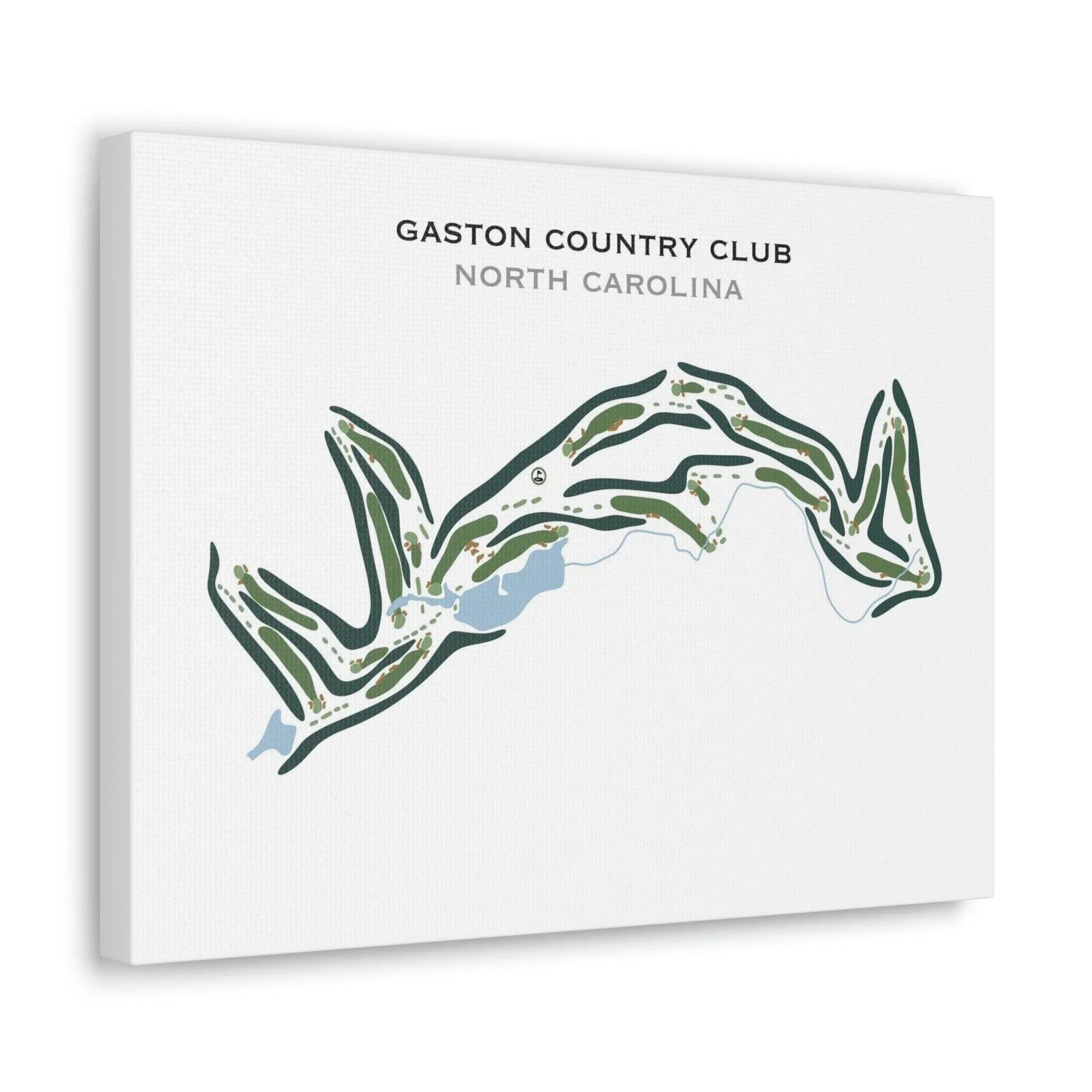 Gaston Country Club, North Carolina - Printed Golf Courses