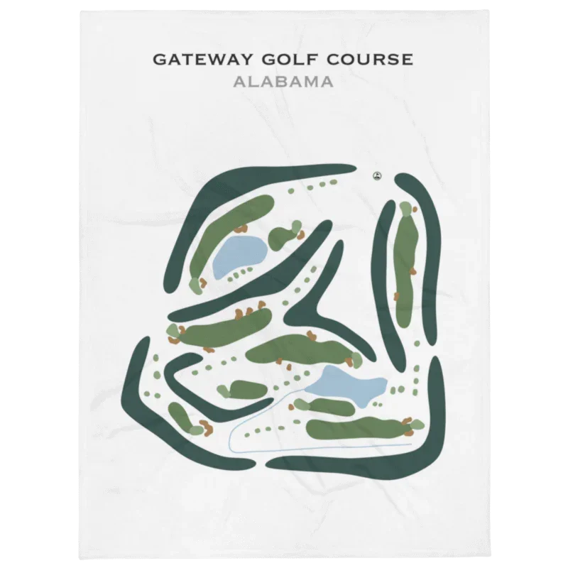 Gateway Golf Course, Alabama - Printed Golf Courses