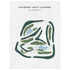 Gateway Golf Course, Alabama - Printed Golf Courses