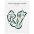 Gator Lakes Golf Course, Florida - Printed Golf Courses
