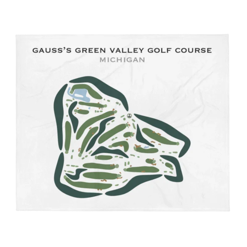 Gauss's Green Valley Golf Course, Michigan - Printed Golf Courses