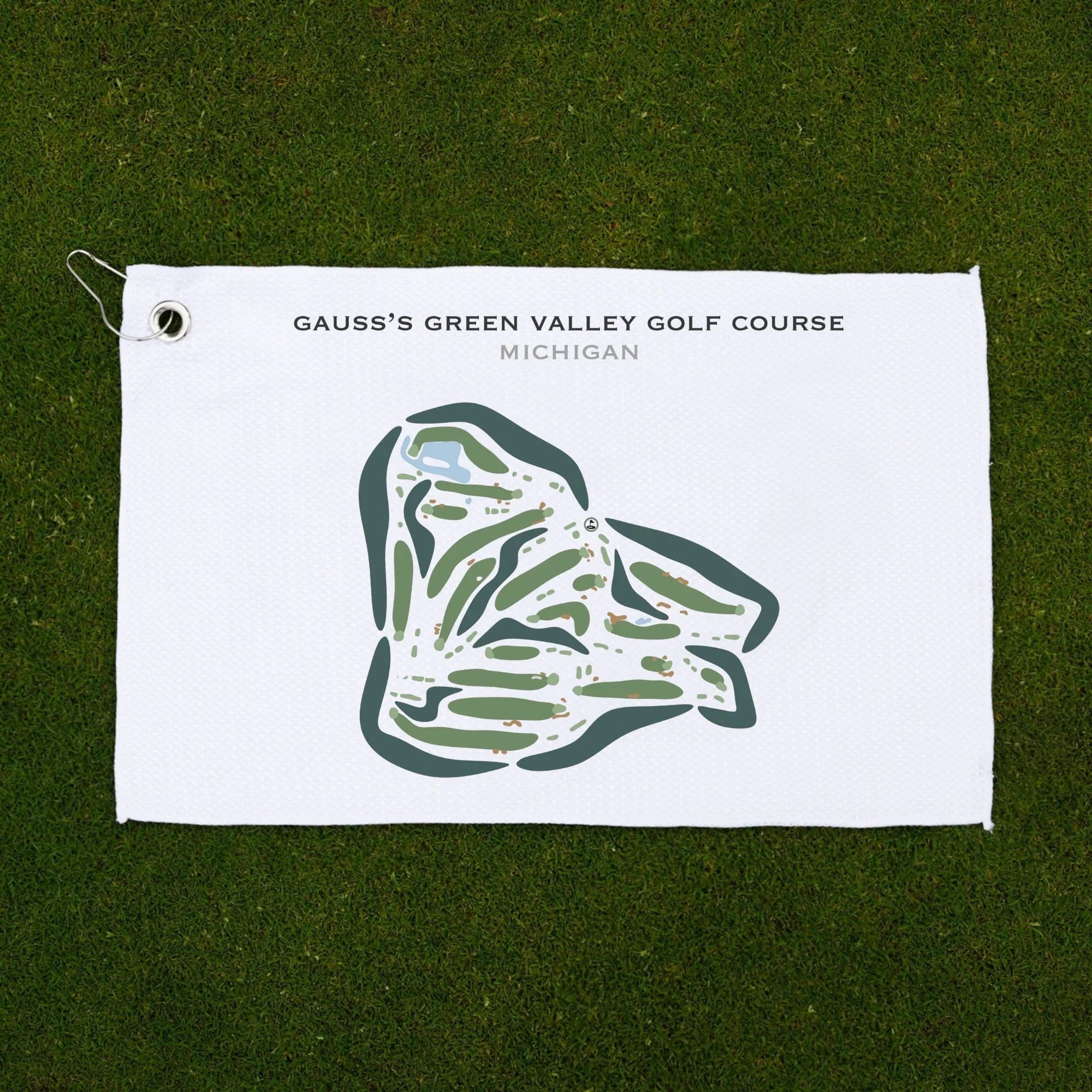 Gauss's Green Valley Golf Course, Michigan - Printed Golf Courses