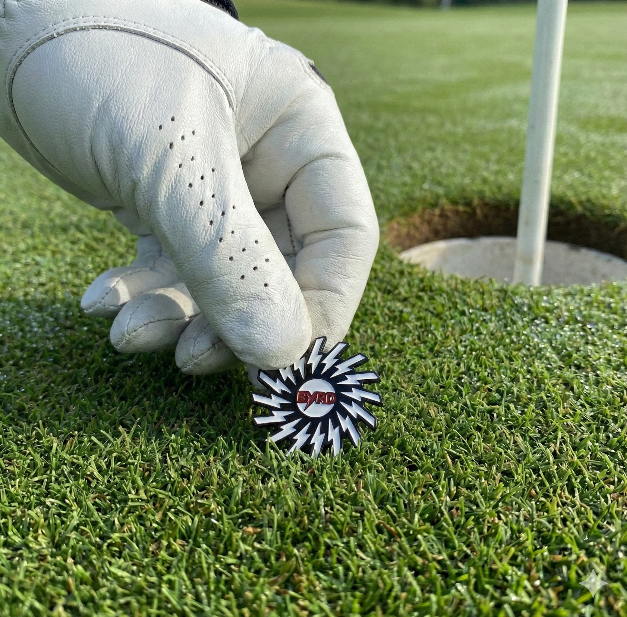 THE BYRD BALL MARKERS - Red, White & Blue