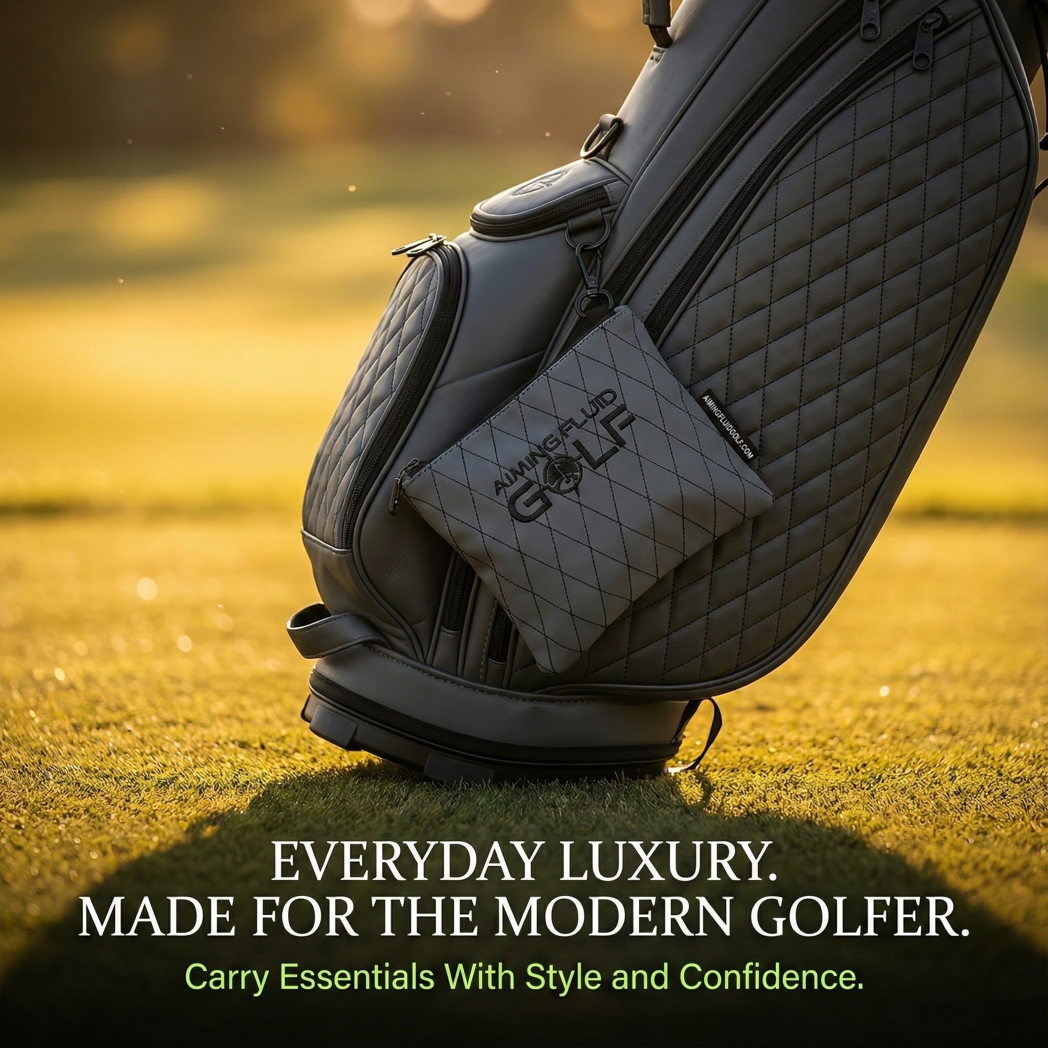Leather Golf Utility Pouch – Premium Leather