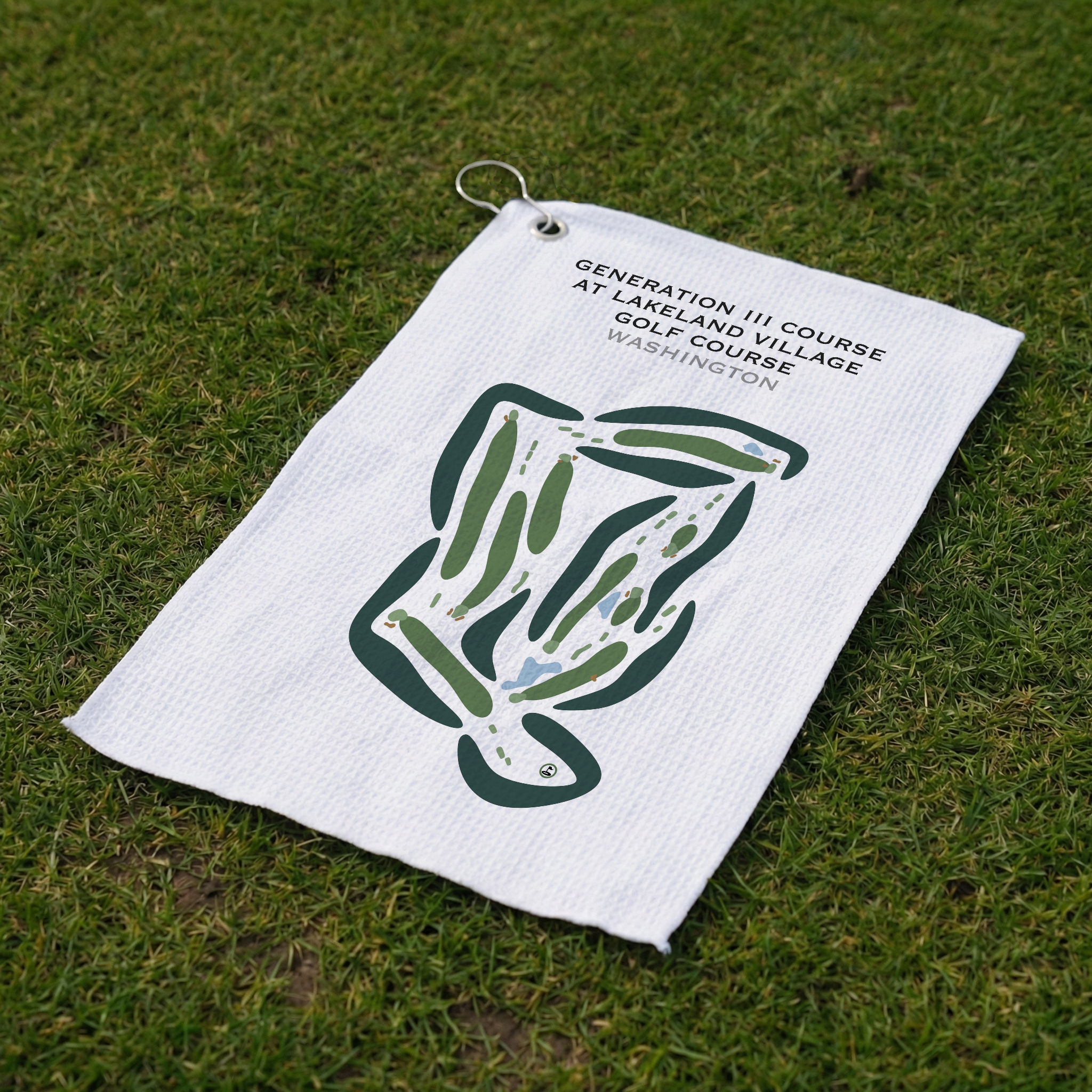 Generation III Course at Lake Land Village Golf Course, Washington - Printed Golf Courses