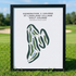 Generation II Course at Lake Land Village Golf Course, Washington - Printed Golf Courses