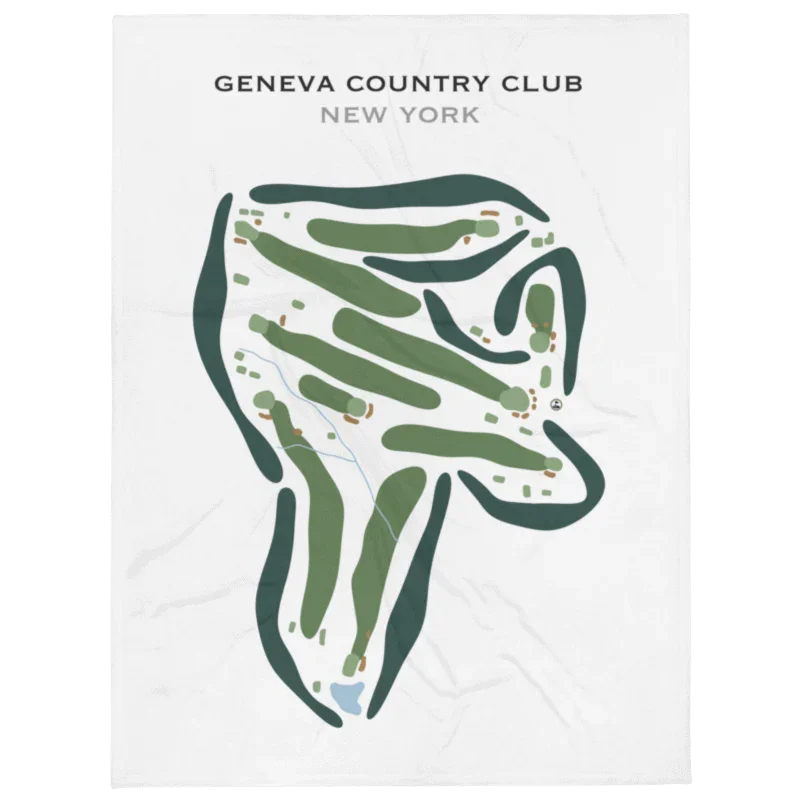 Geneva Country Club, New York - Printed Golf Courses
