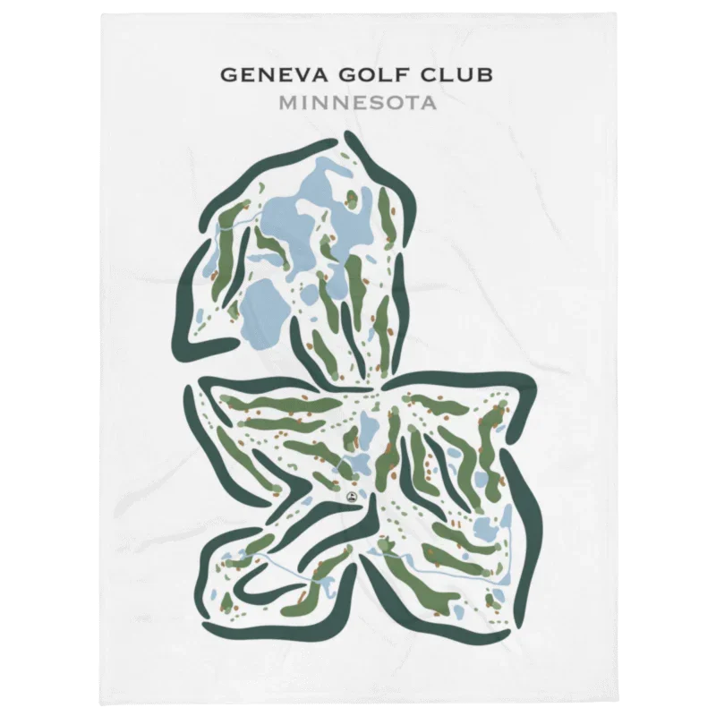 Geneva Golf Club, Minnesota - Printed Golf Courses