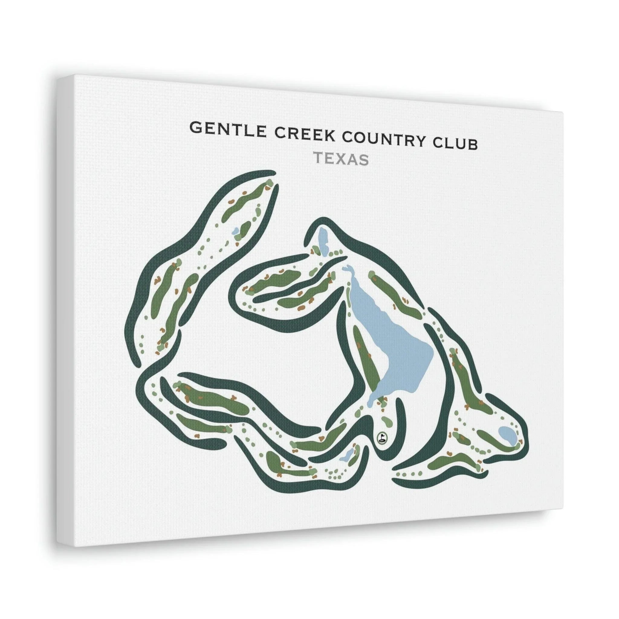 Gentle Creek Country Club, Texas - Printed Golf Courses