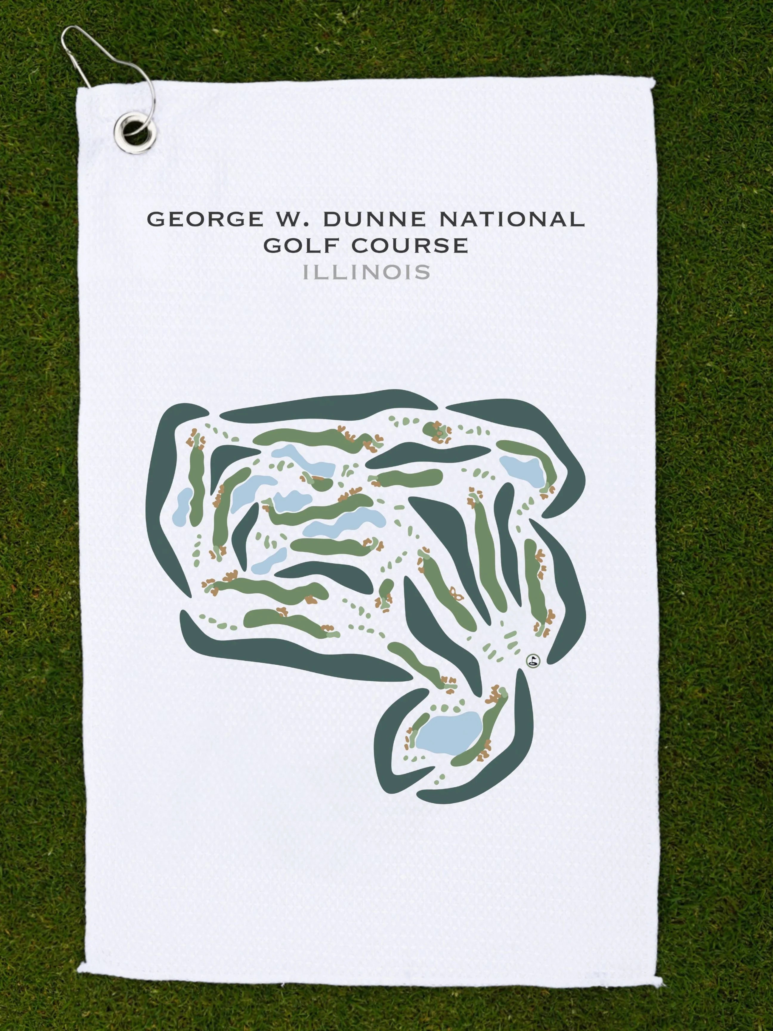 George W. Dunne National Golf Course, Illinois - Printed Golf Courses