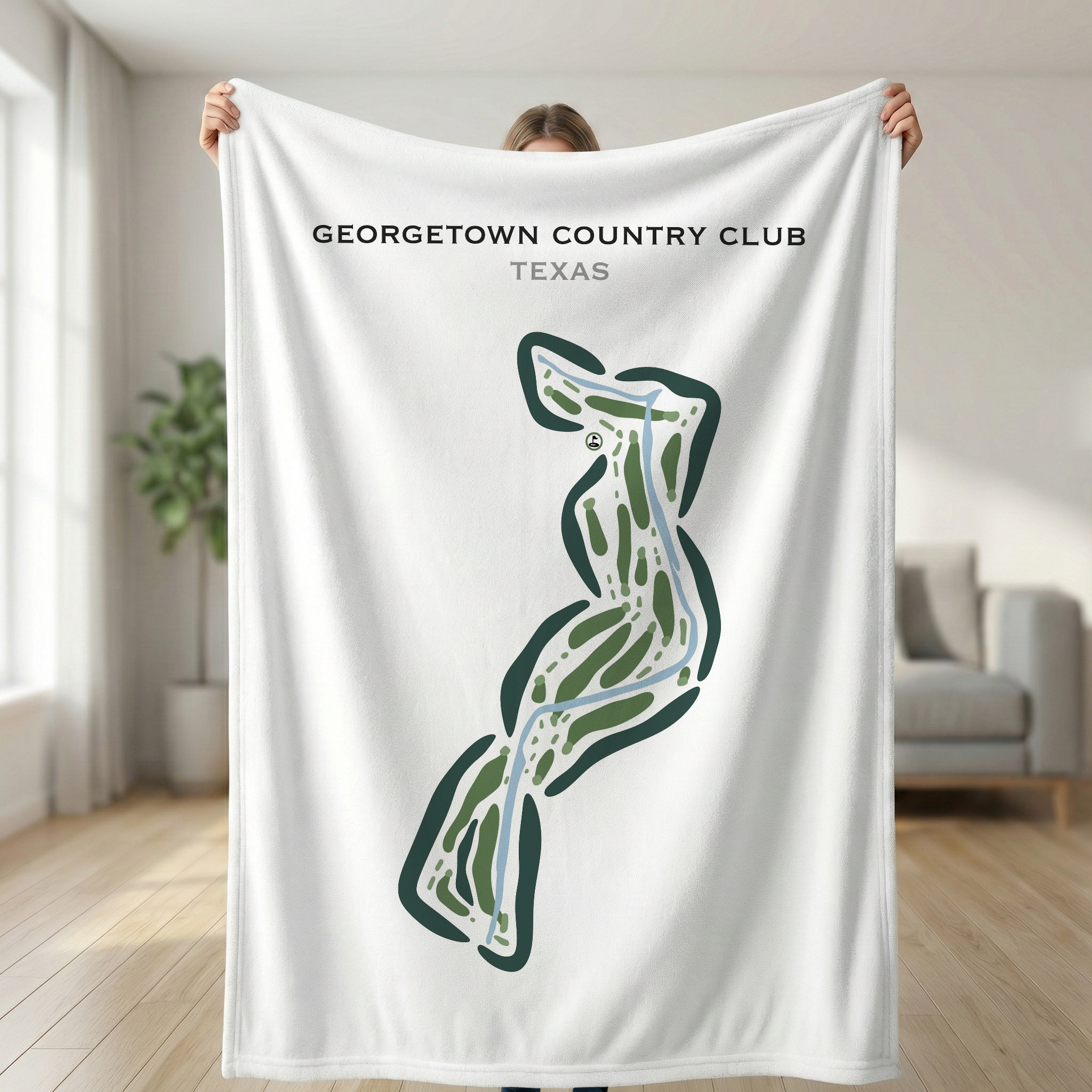 Georgetown Country Club, Texas - Printed Golf Courses