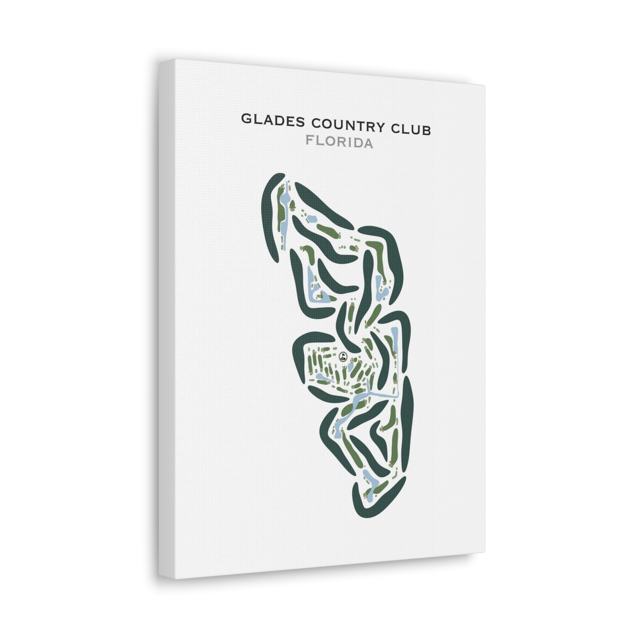 Glades Country Club, Florida - Printed Golf Courses