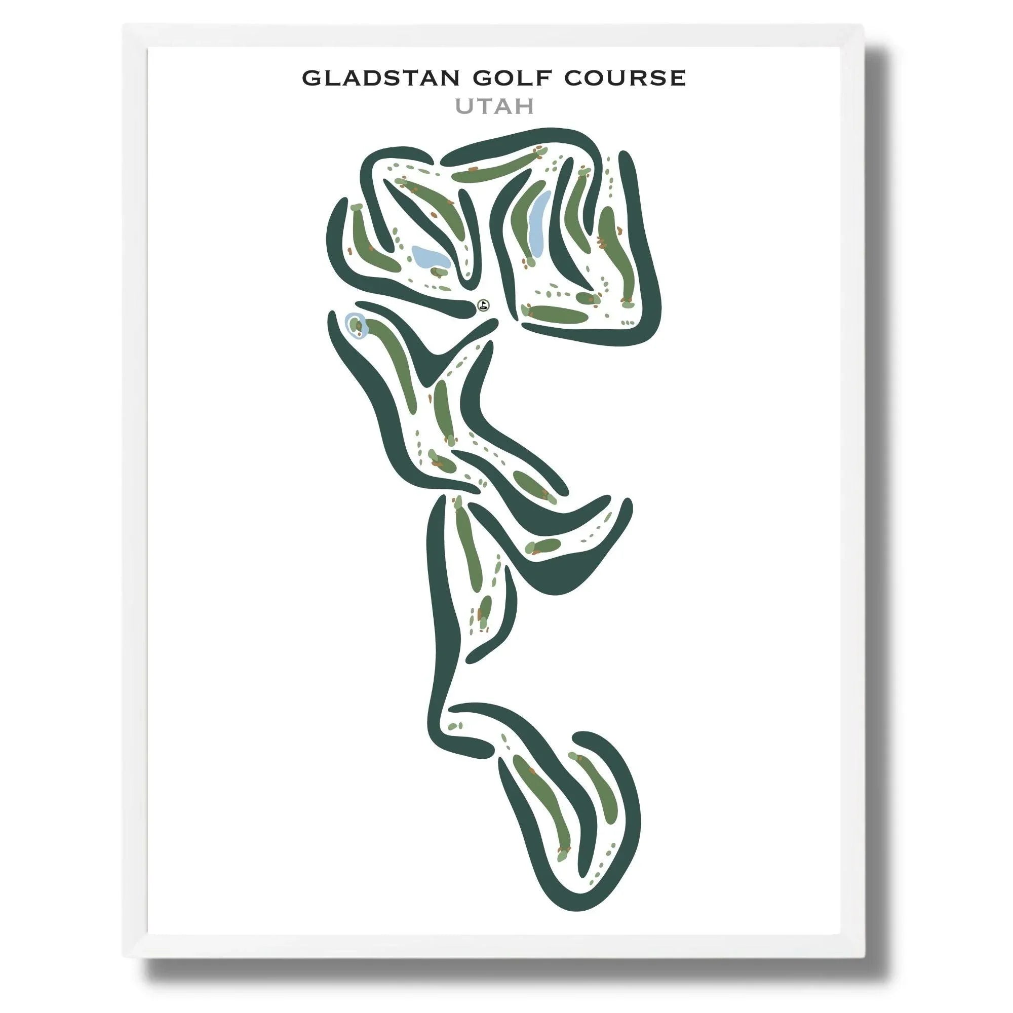 Gladstan Golf Course, Utah - Printed Golf Courses