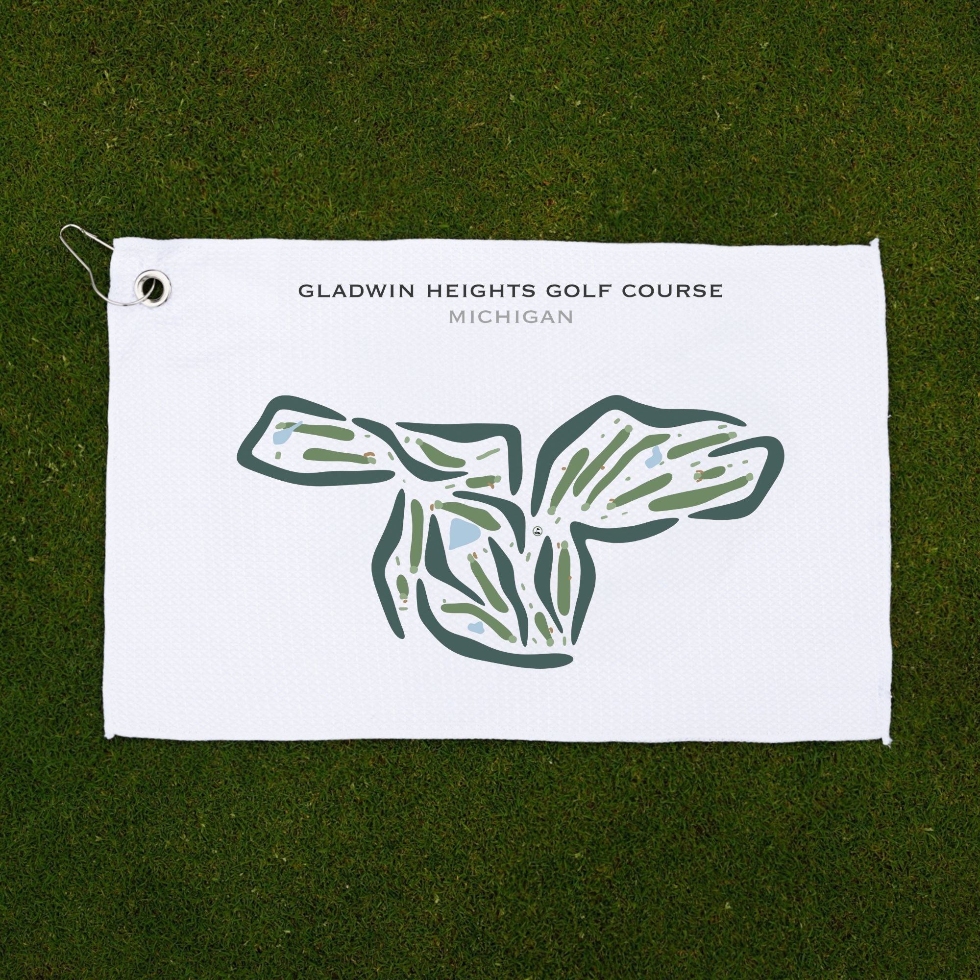 Gladwin Heights Golf Course, Michigan - Printed Golf Courses
