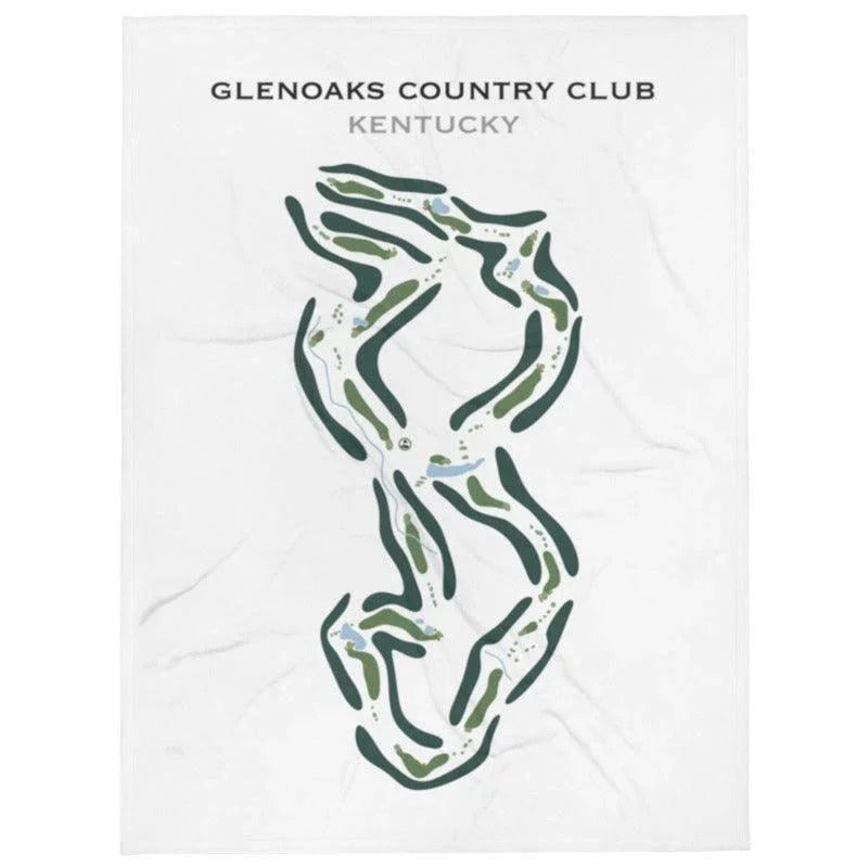 GlenOaks Country Club, Kentucky - Printed Golf Course