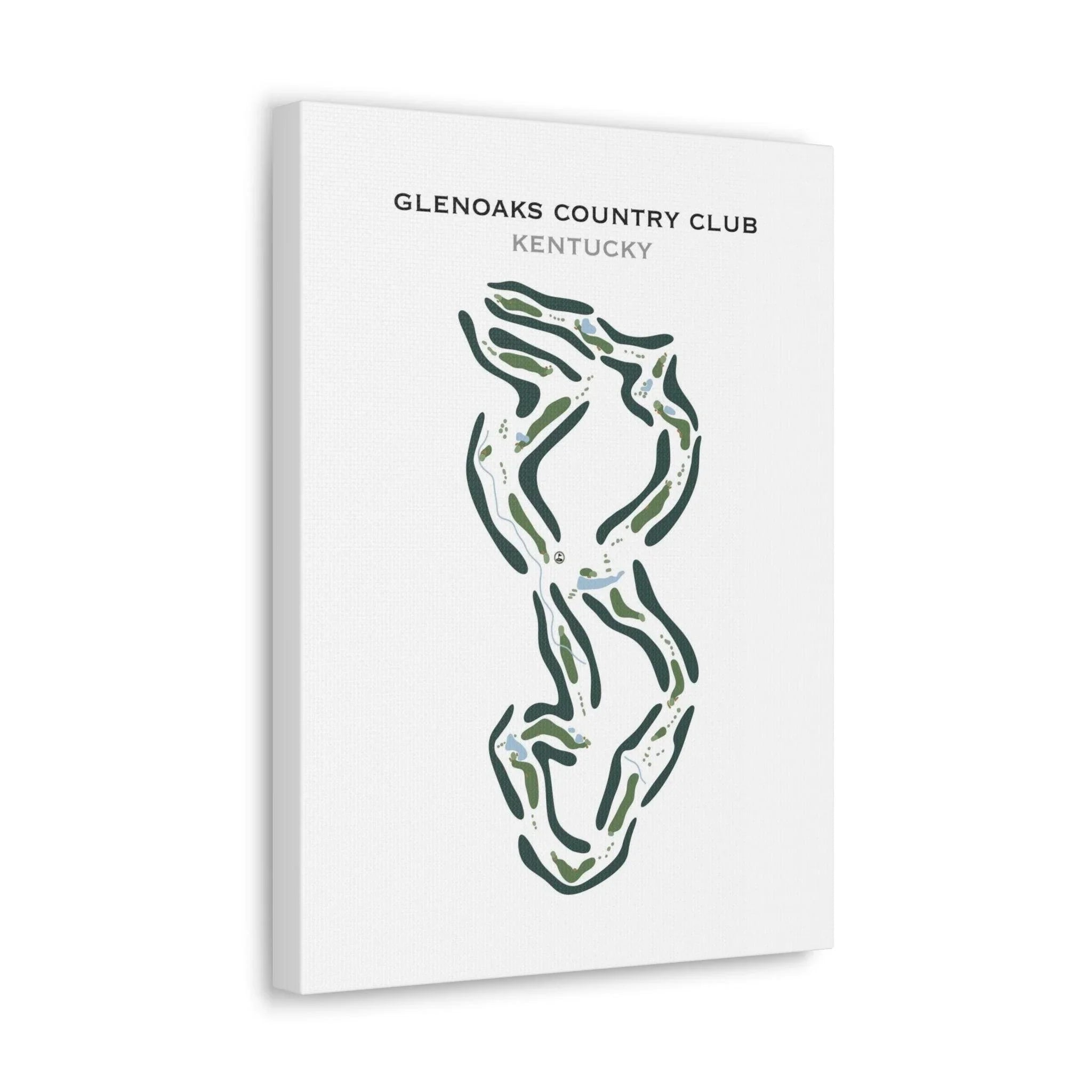 GlenOaks Country Club, Kentucky - Printed Golf Course
