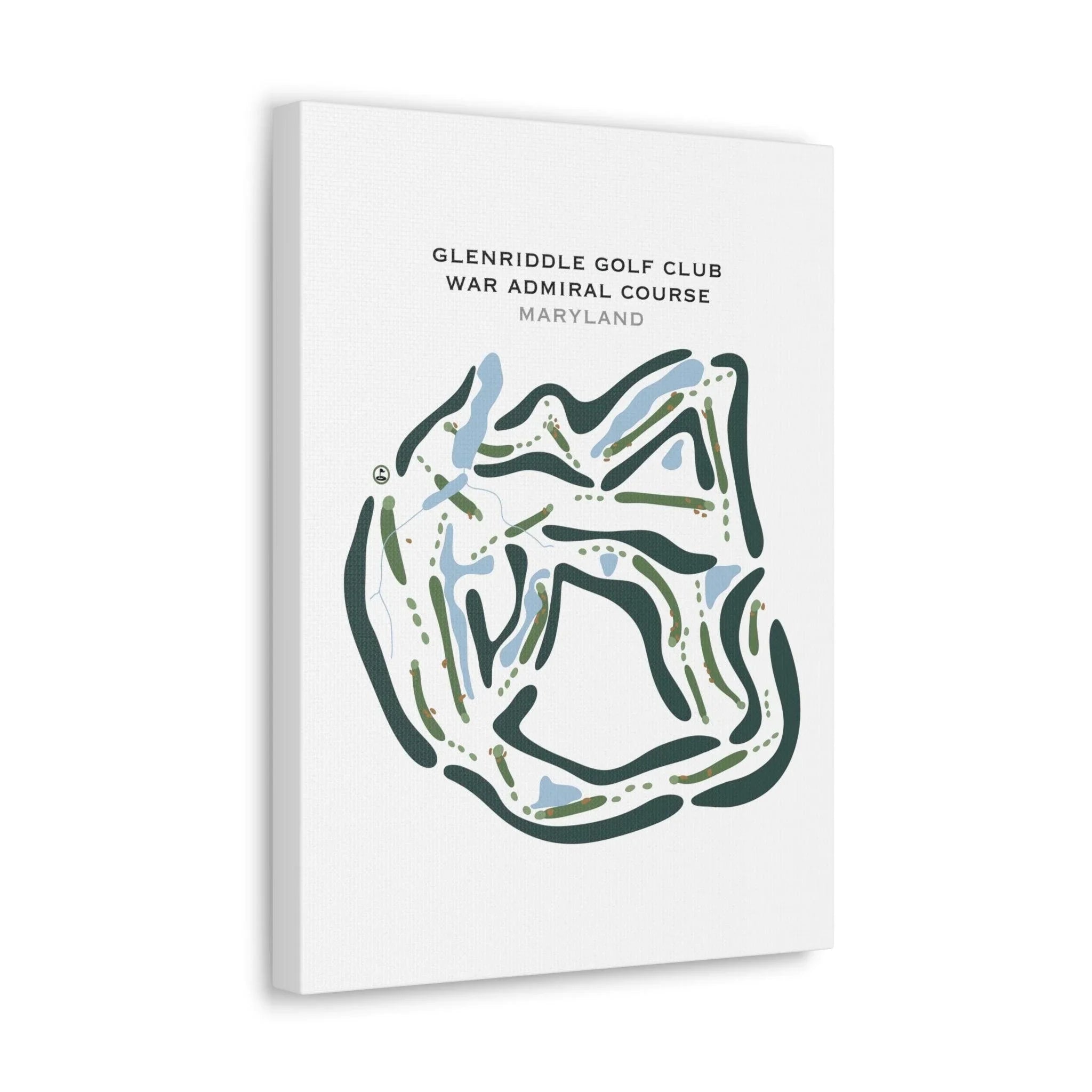 GlenRiddle Golf Club War Admiral Course, Maryland - Printed Golf Courses