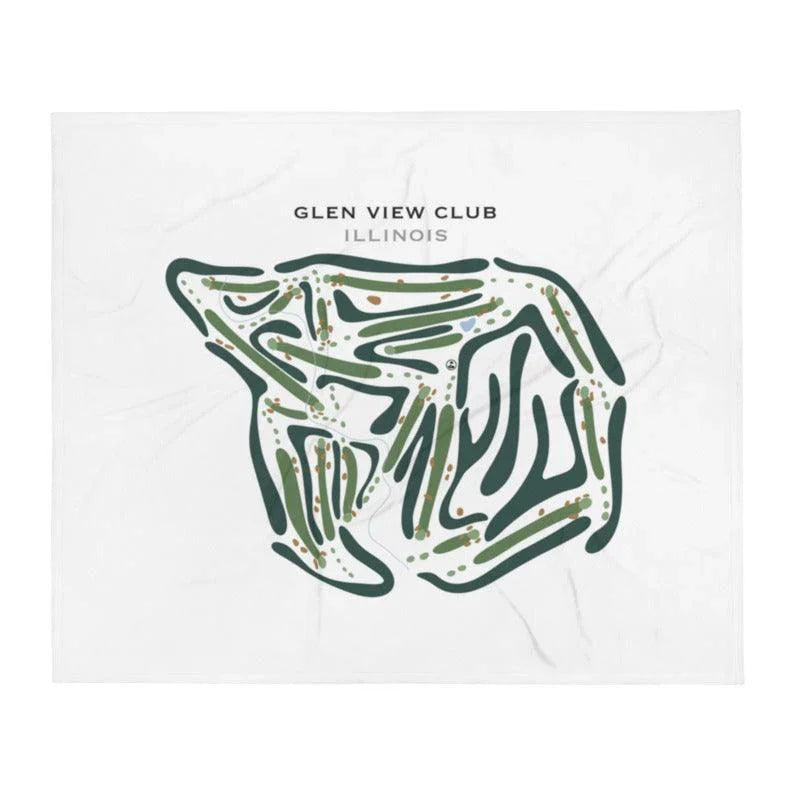 Glen View Club, Illinois - Printed Golf Courses