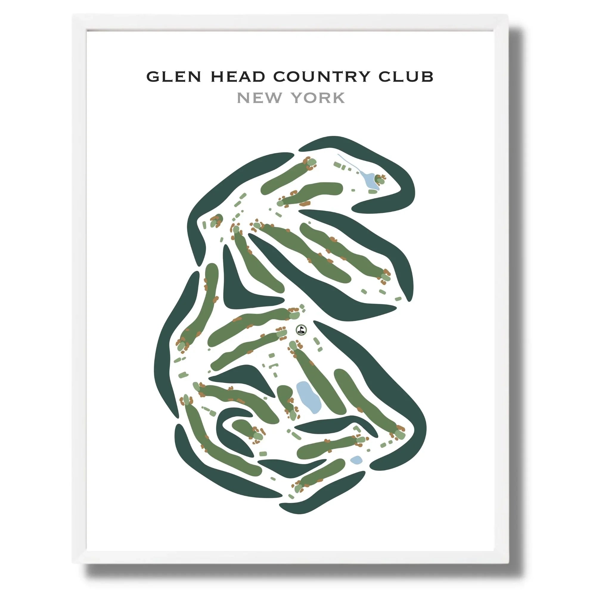 Glen Head Country Club, New York - Printed Golf Courses