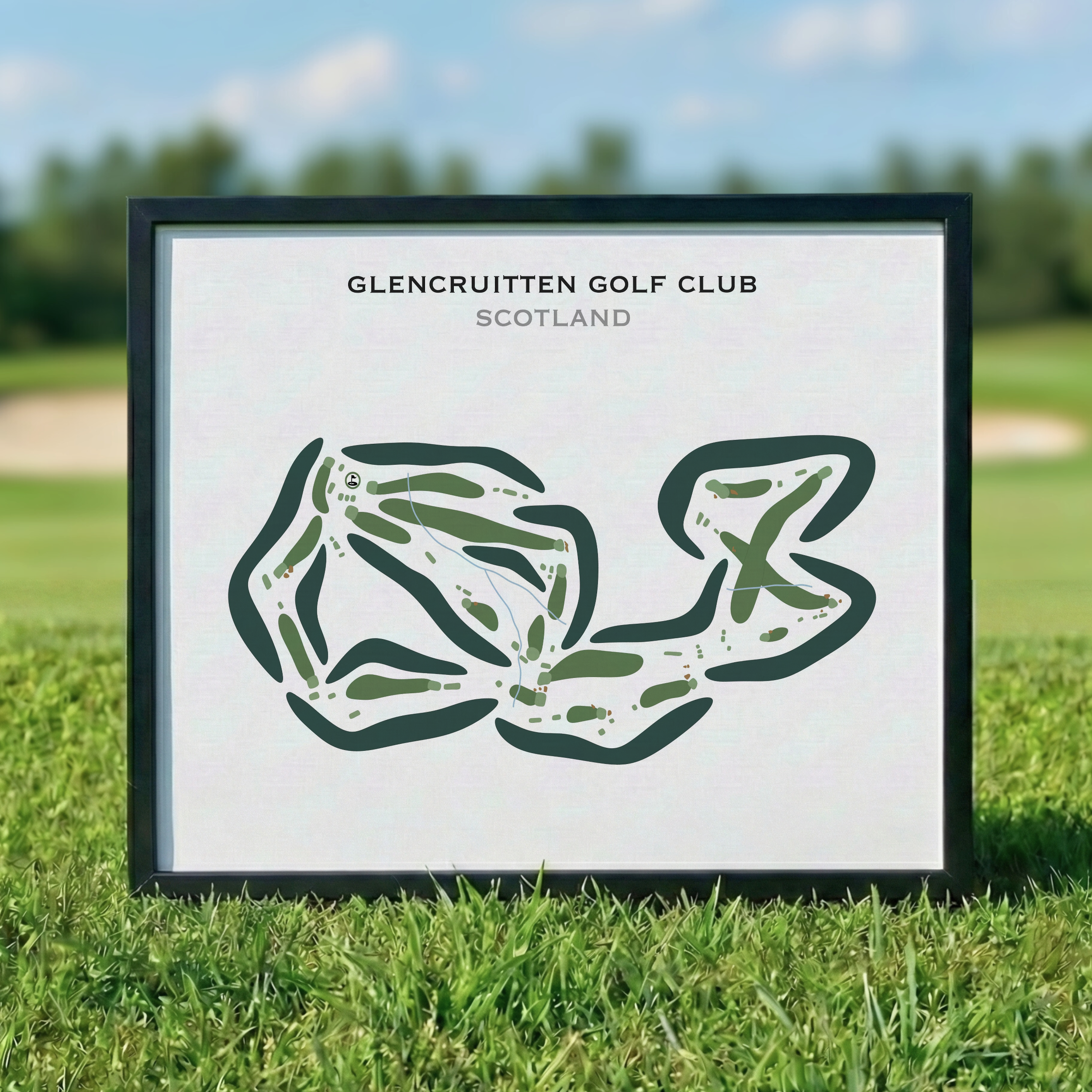 Glencruitten Golf Club, Scotland - Printed Golf Courses