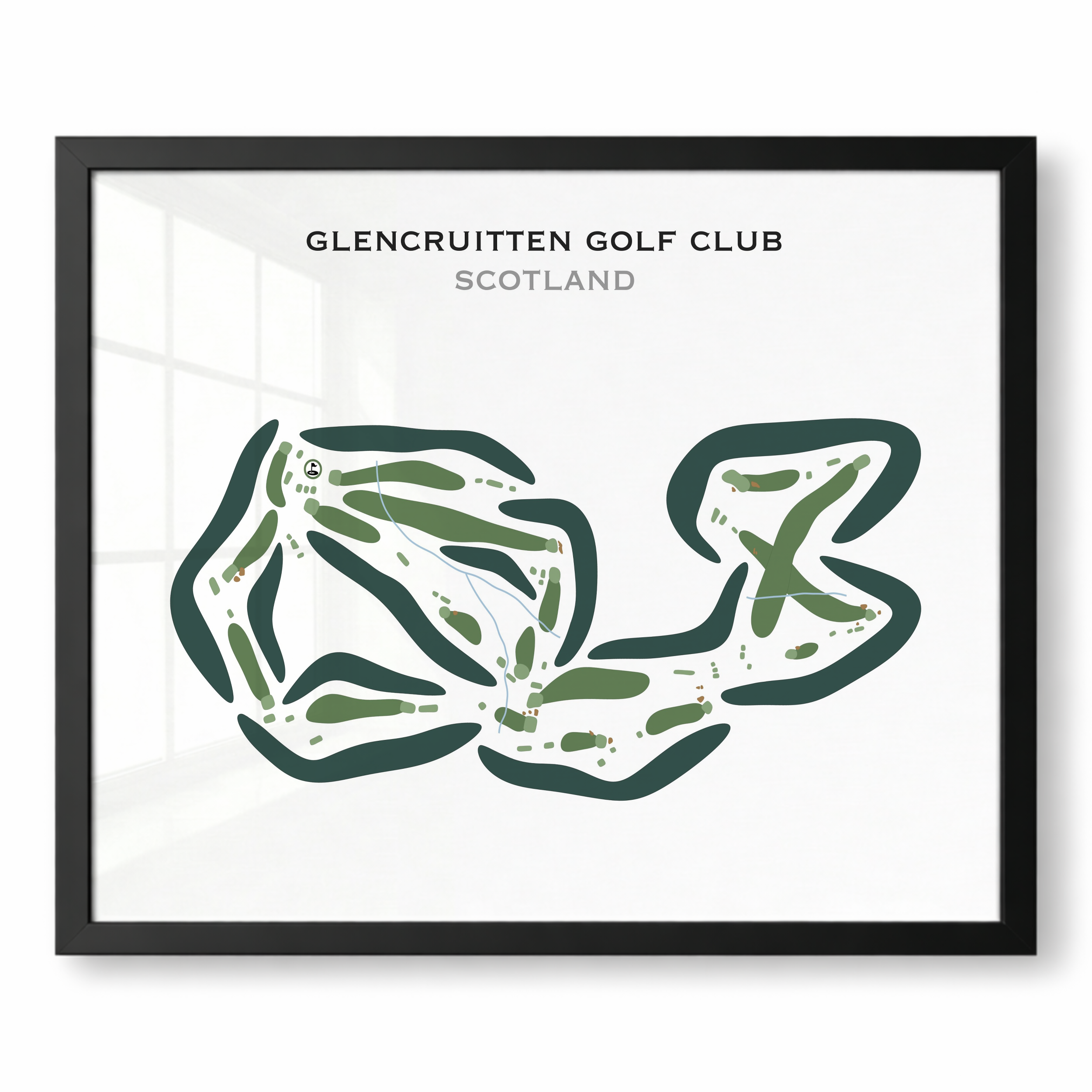Glencruitten Golf Club, Scotland - Printed Golf Courses