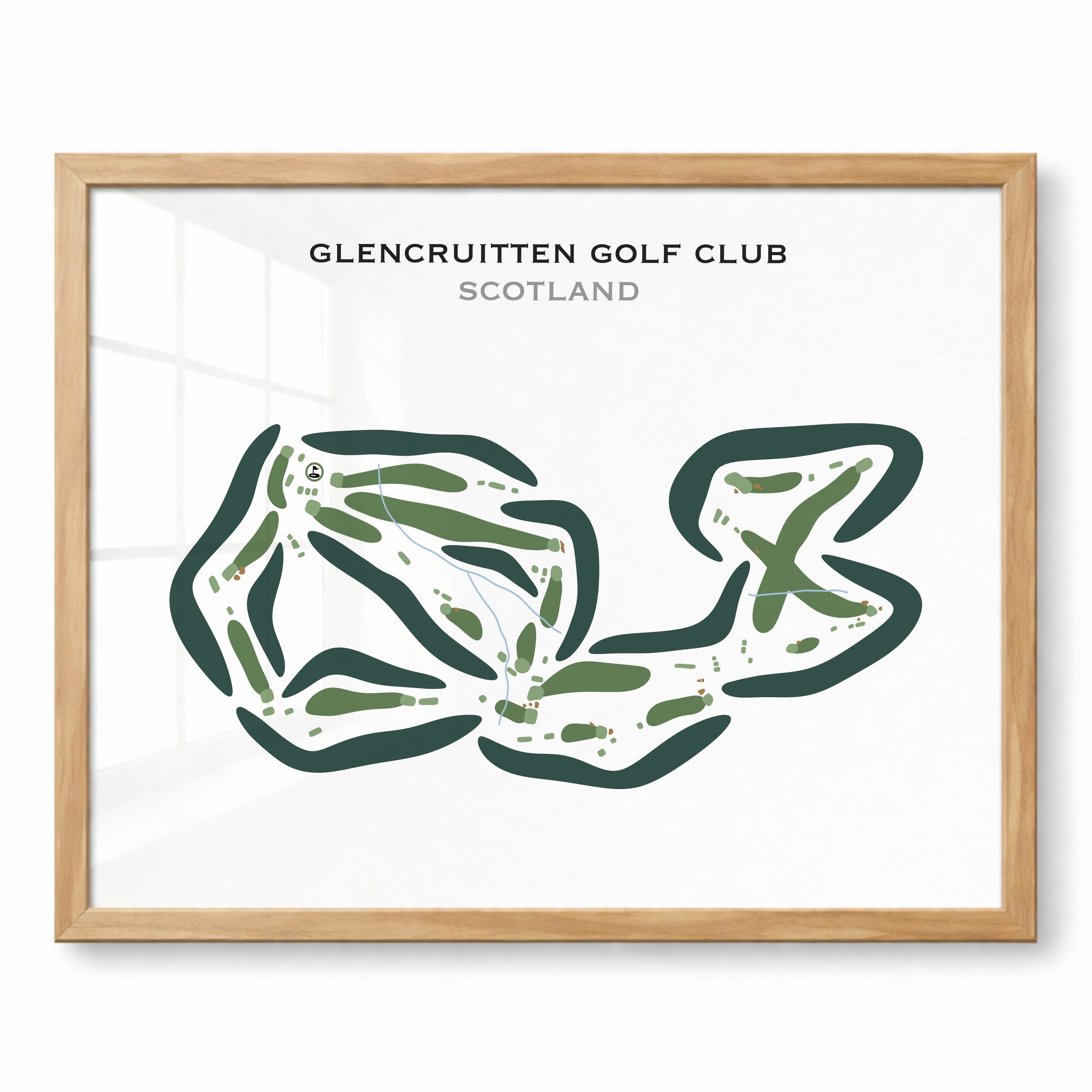 Glencruitten Golf Club, Scotland - Printed Golf Courses