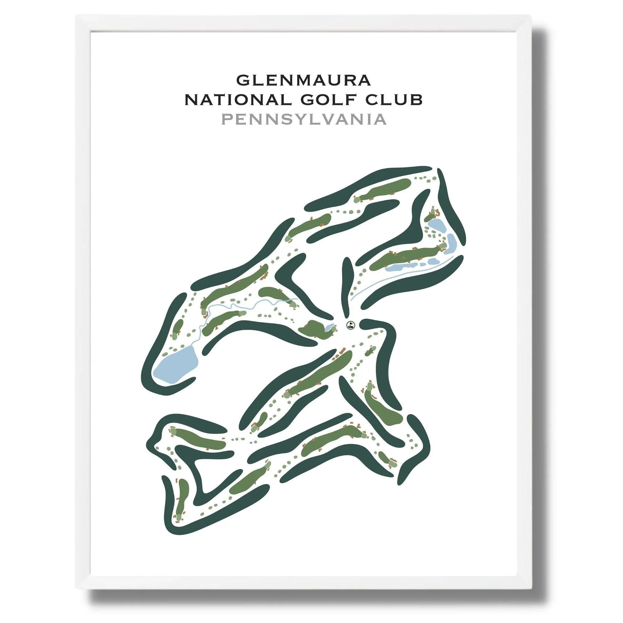 Glenmaura National Golf Club, Pennsylvania - Printed Golf Course