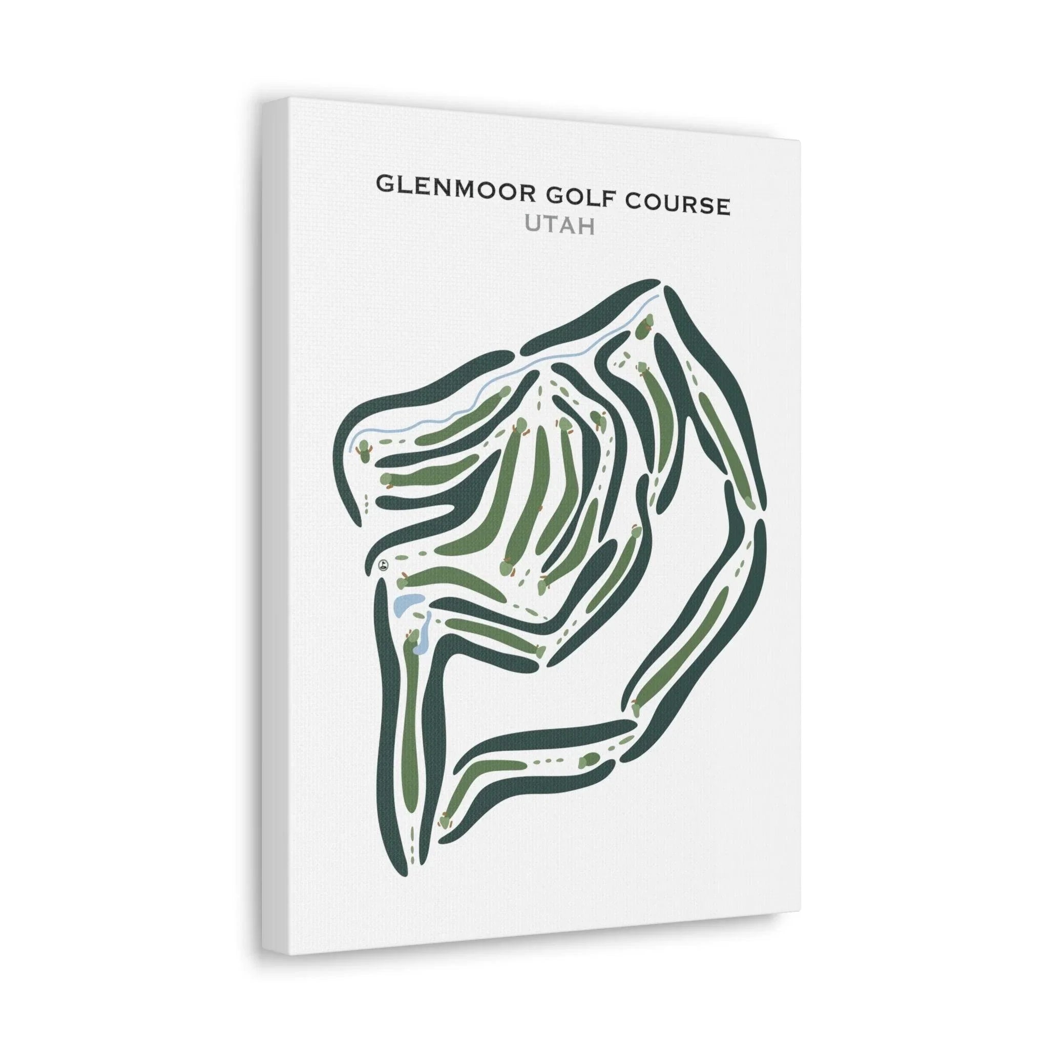 Glenmoor Golf Course, South Jordan Utah - Printed Golf Courses