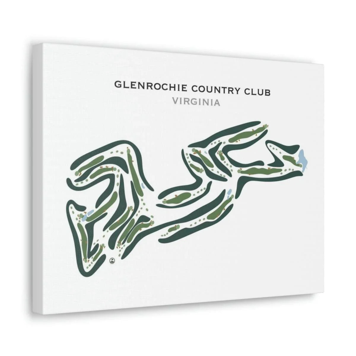 Glenrochie Country Club, Virginia - Printed Golf Courses
