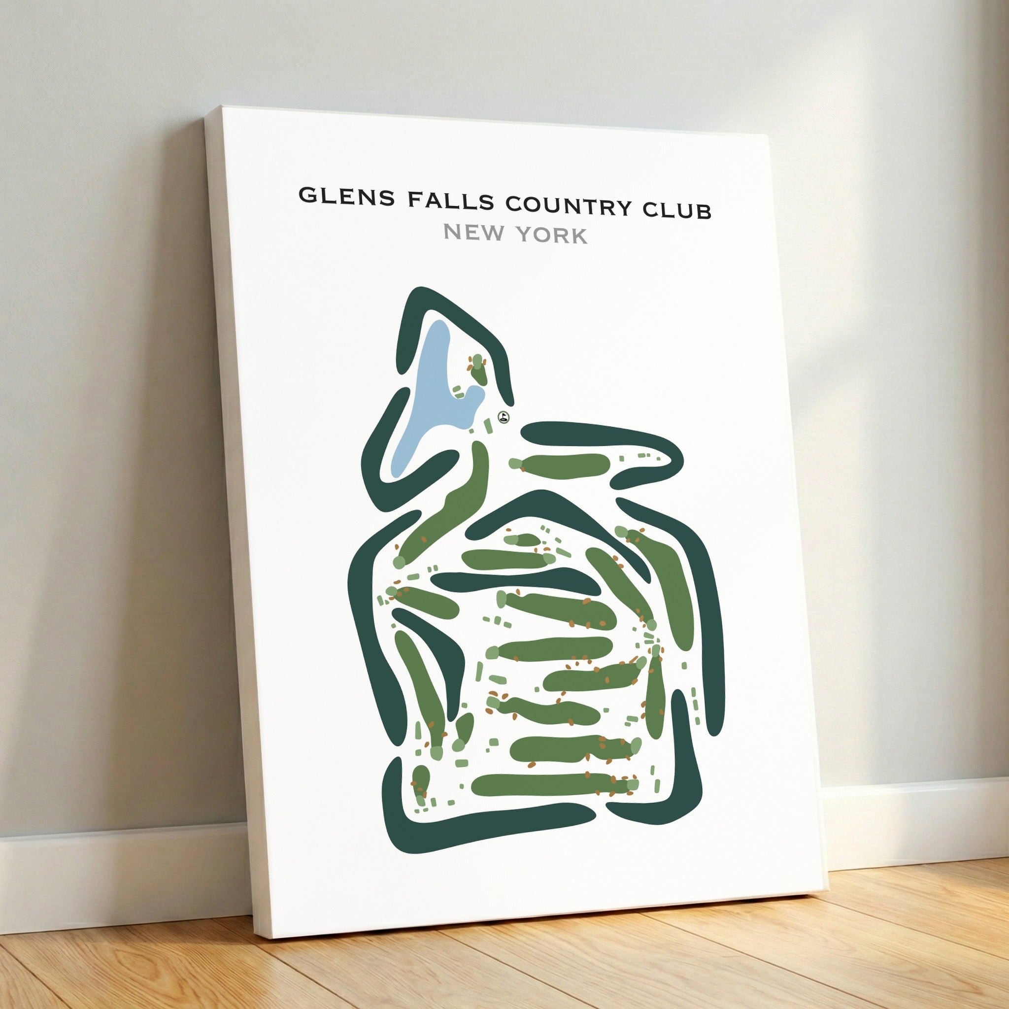 Glens Falls Country Club, New York - Printed Golf Courses