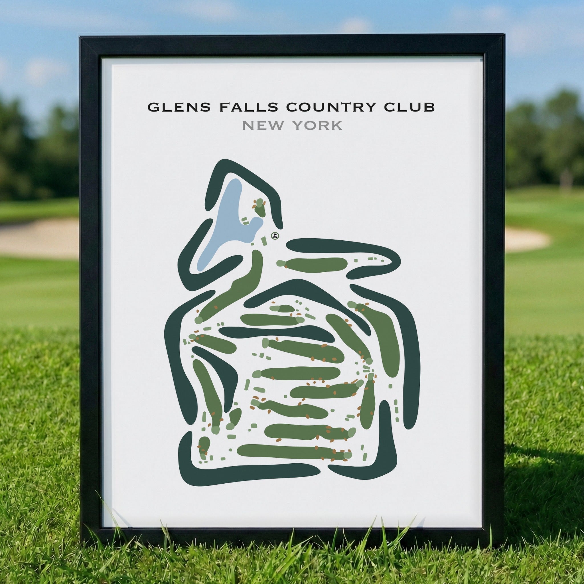 Glens Falls Country Club, New York - Printed Golf Courses