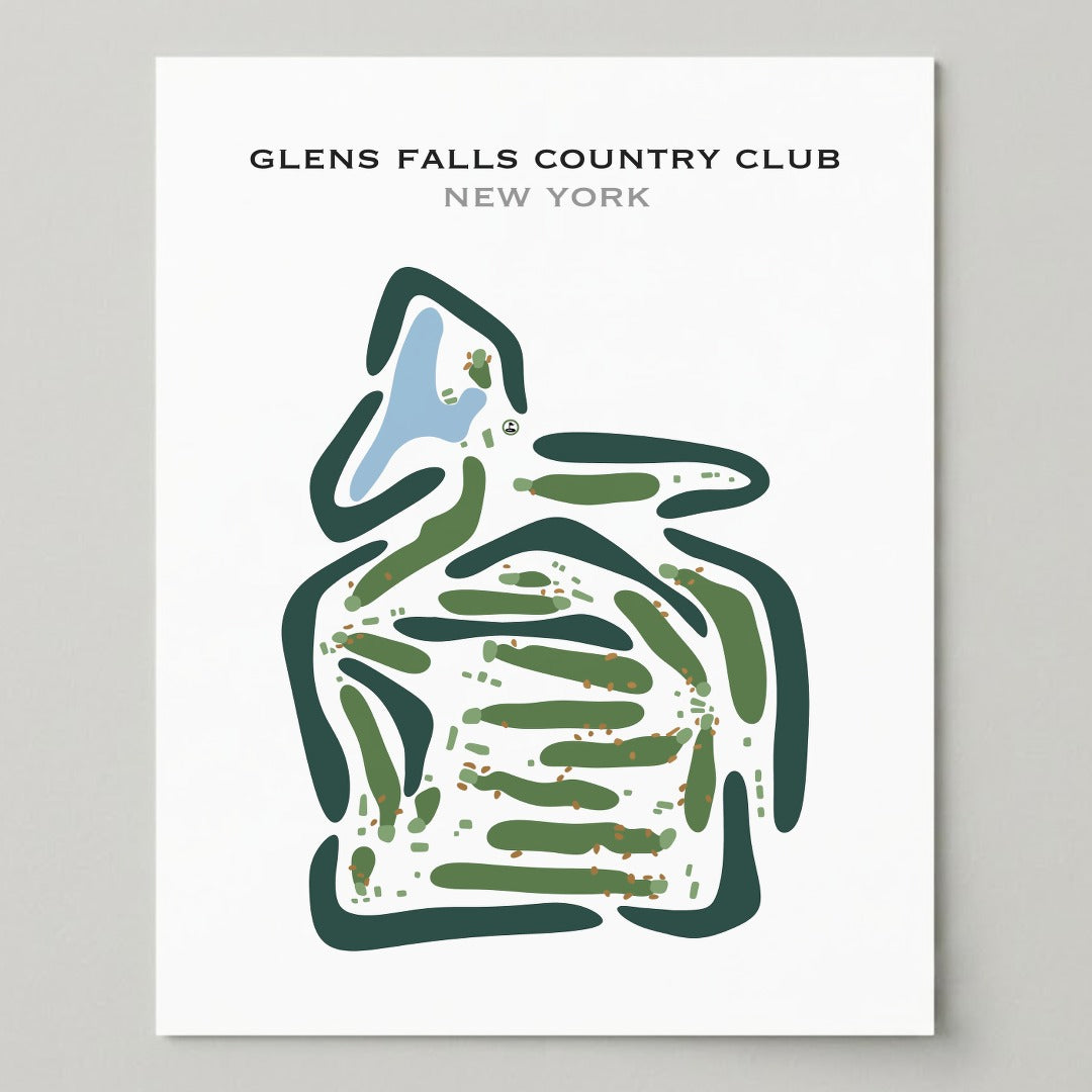 Glens Falls Country Club, New York - Printed Golf Courses