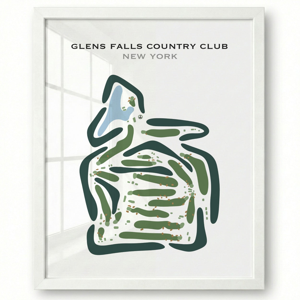Glens Falls Country Club, New York - Printed Golf Courses