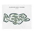 Glenview Golf Course, Ohio - Printed Golf Courses