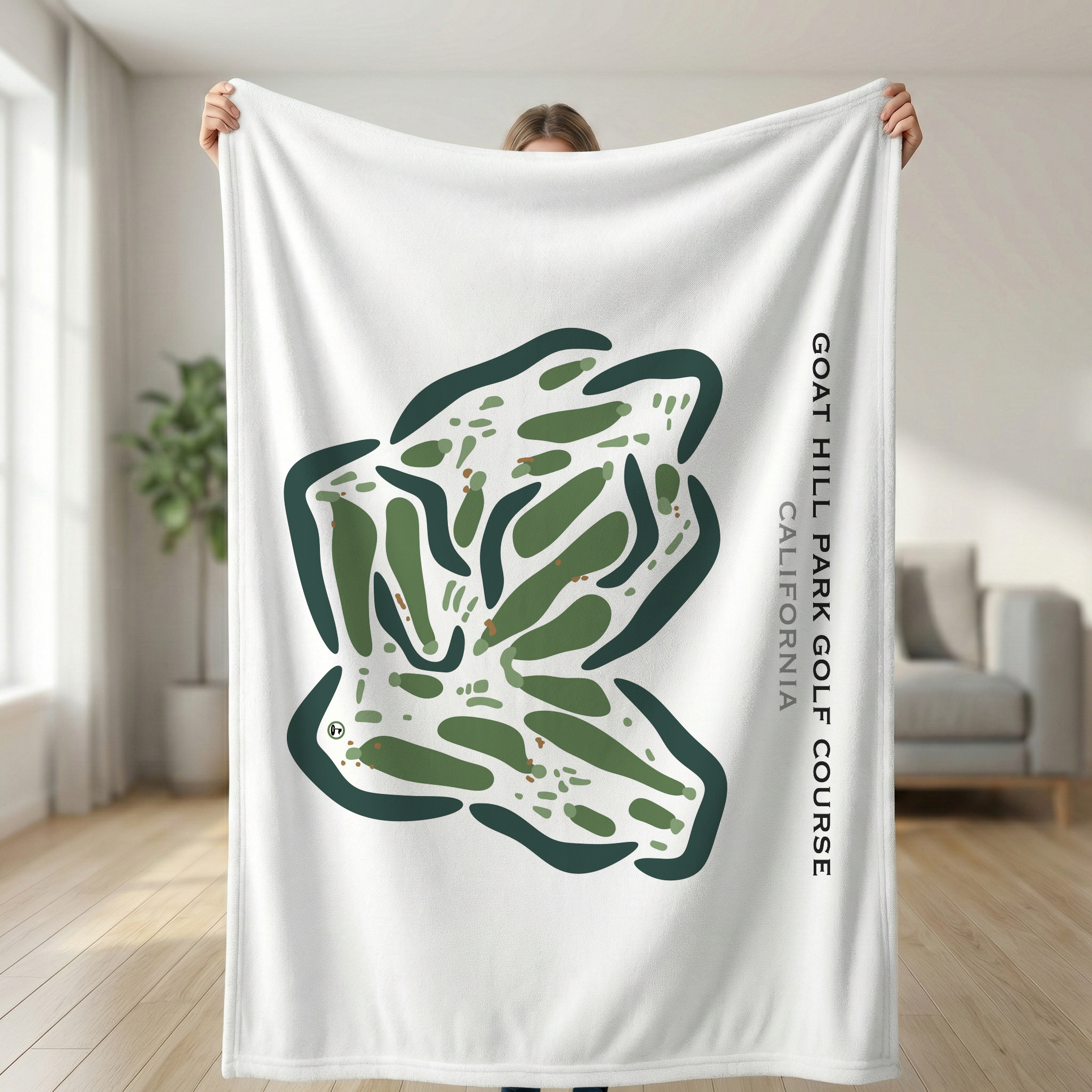 Goat Hill Park Course, California - Printed Golf Courses