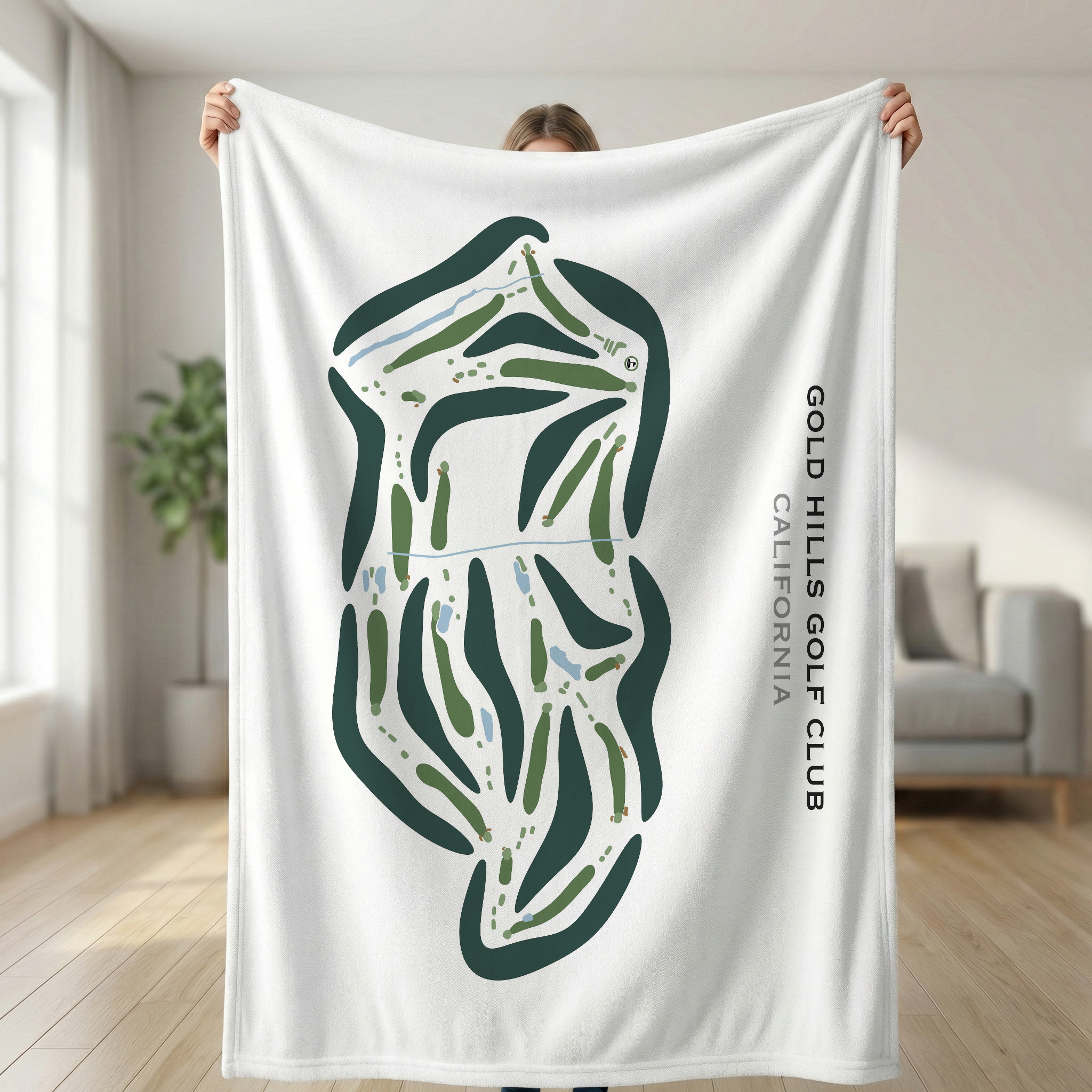 Gold Hills Golf Club, California - Printed Golf Courses