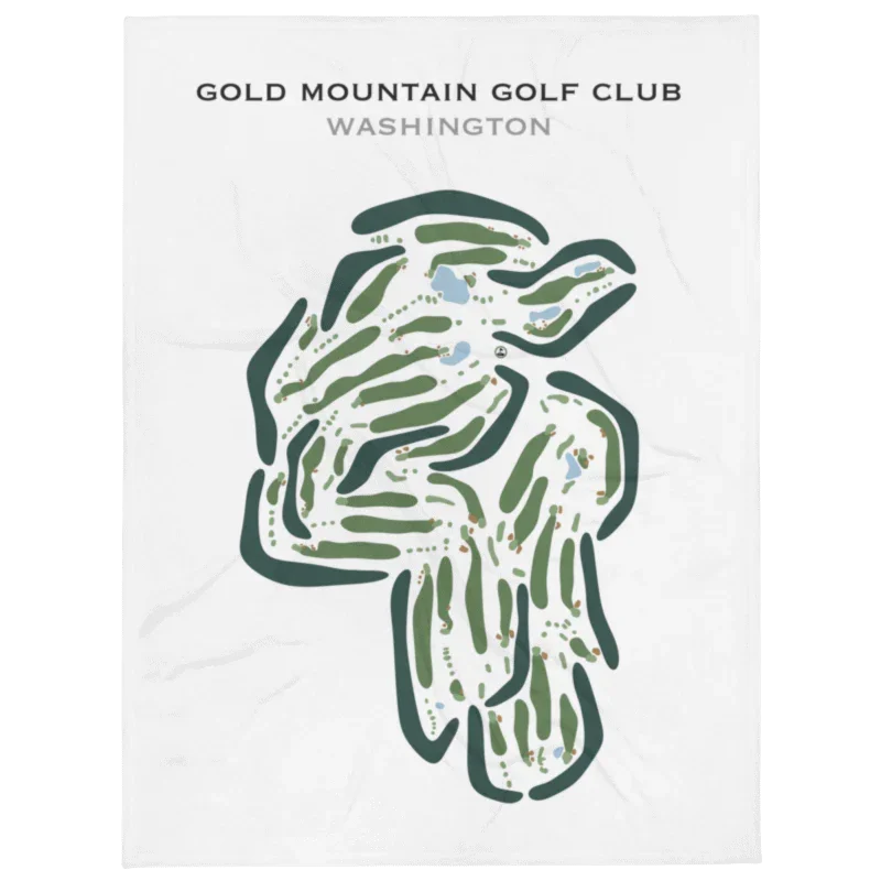 Gold Mountain Golf Club, Washington - Printed Golf Courses
