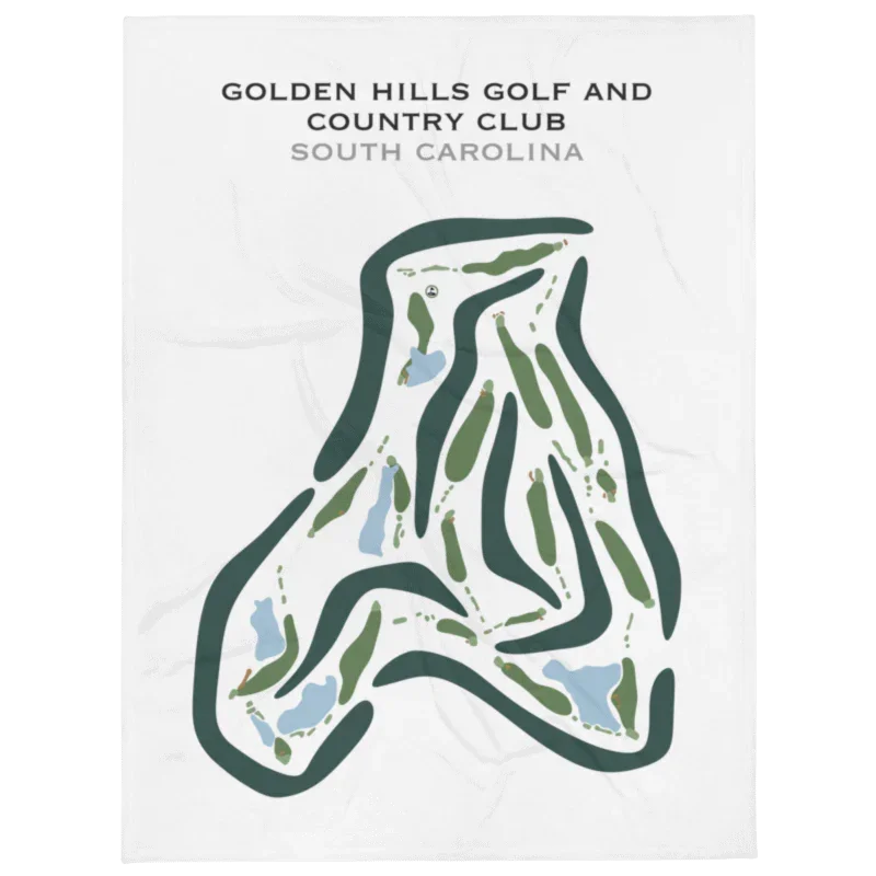 Golden Hills Golf & Country Club, South Carolina - Printed Golf Courses
