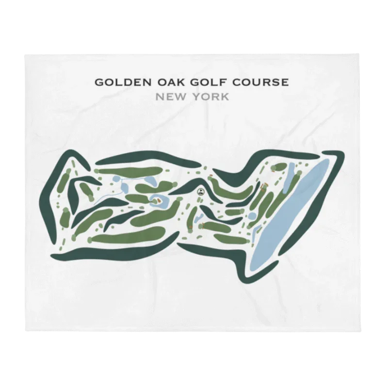 Golden Oak Golf Course, New York - Printed Golf Courses
