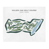 Golden Oak Golf Course, New York - Printed Golf Courses