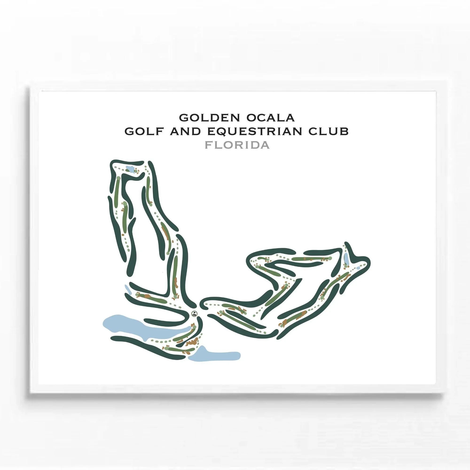 Golden Ocala Golf and Equestrian Club, Florida - Printed Golf Courses